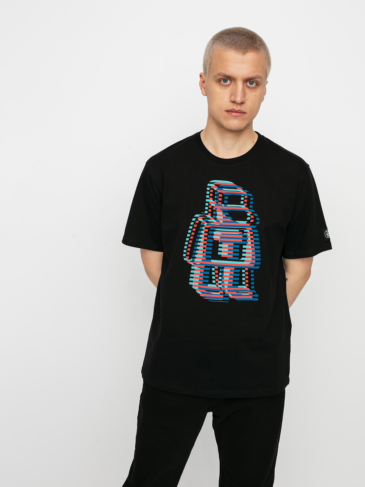 T-shirt Tabasko Logo Stripes (black)