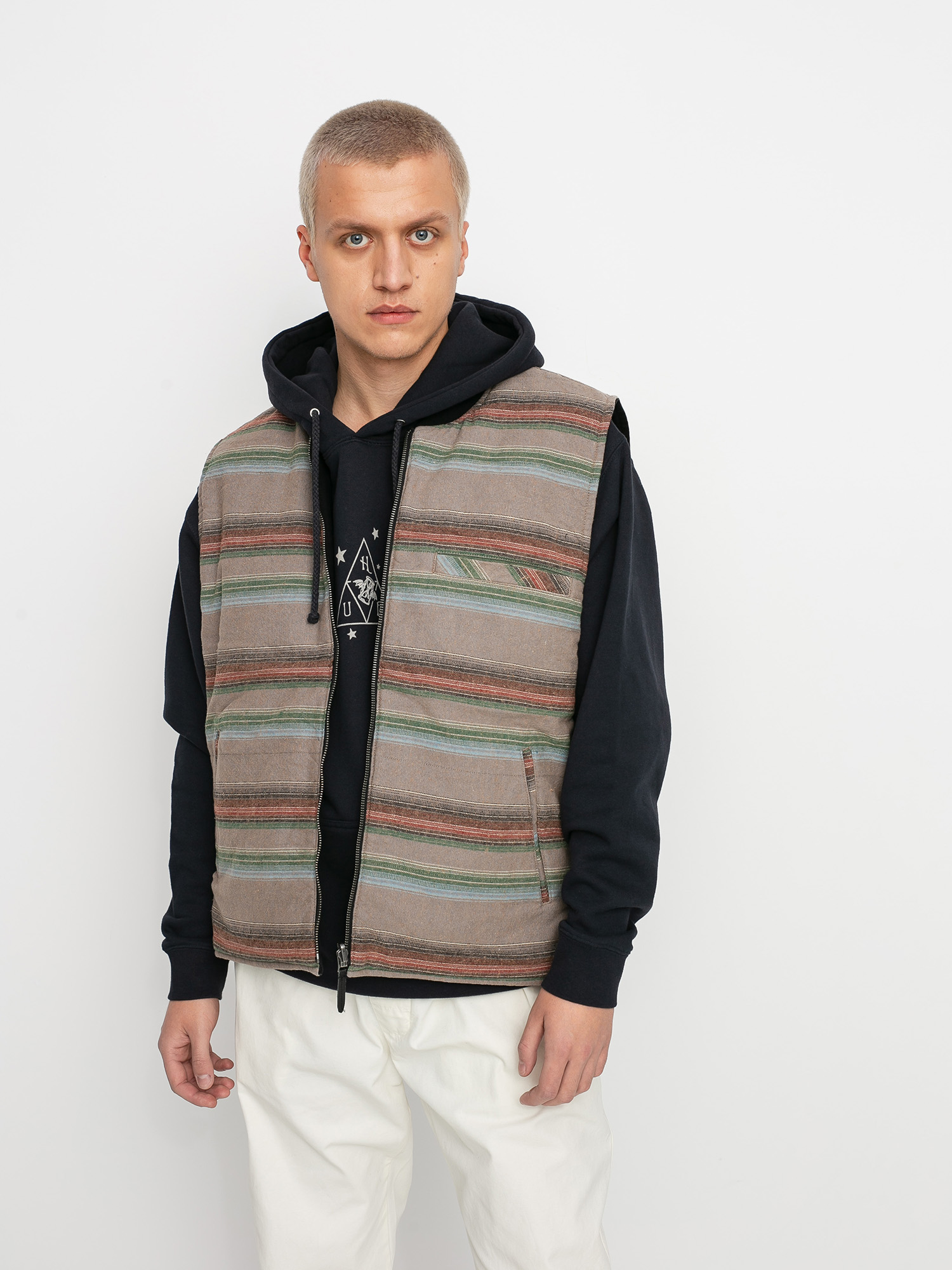 Kurtka Brixton Abraham Rev Vest (black)