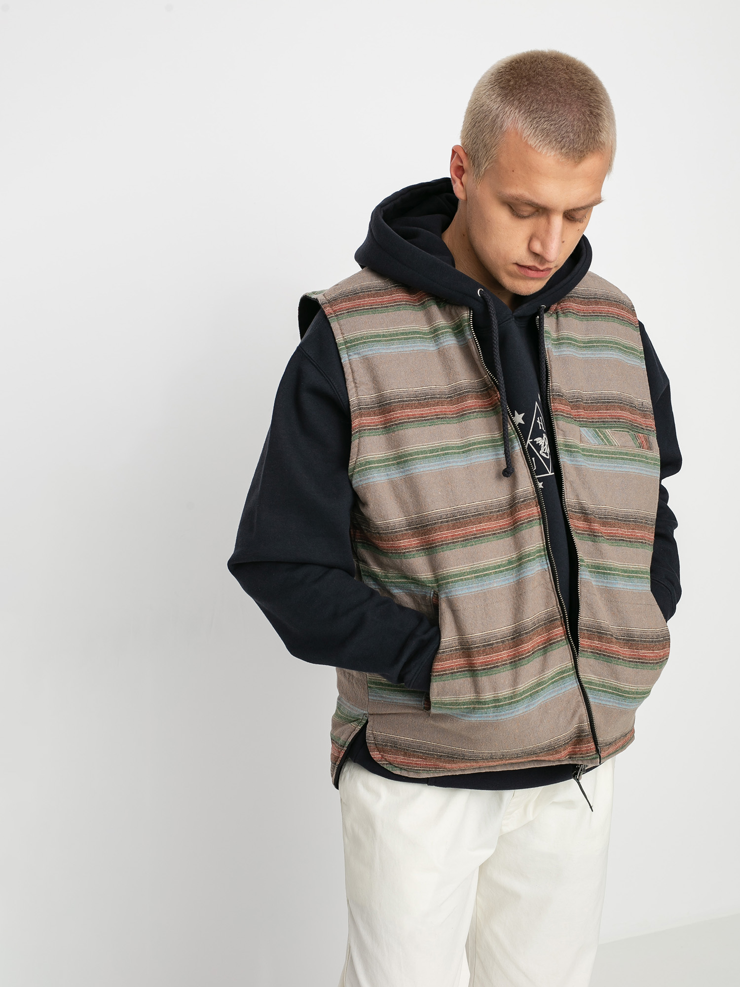 Kurtka Brixton Abraham Rev Vest (black)