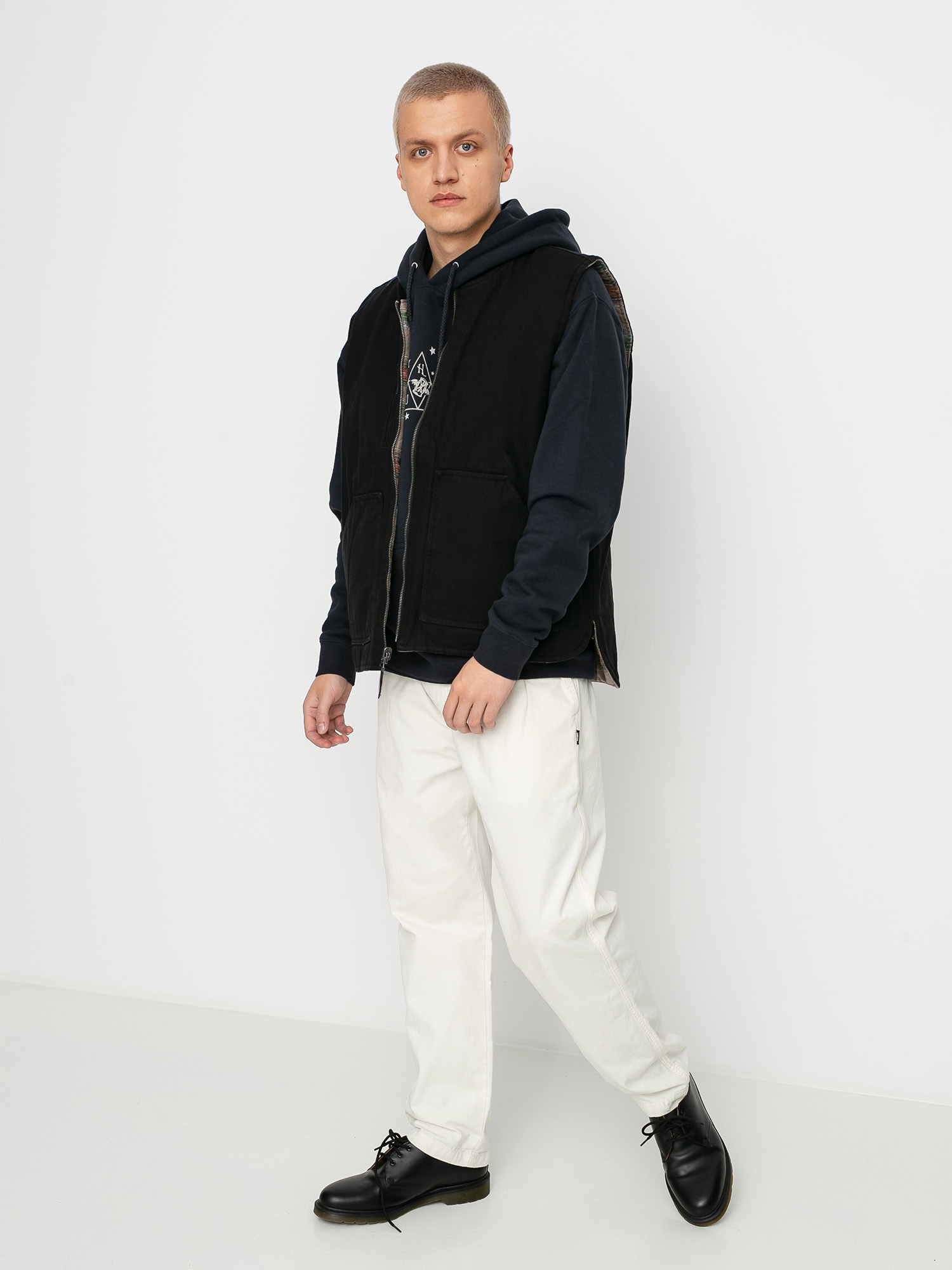 Kurtka Brixton Abraham Rev Vest (black)