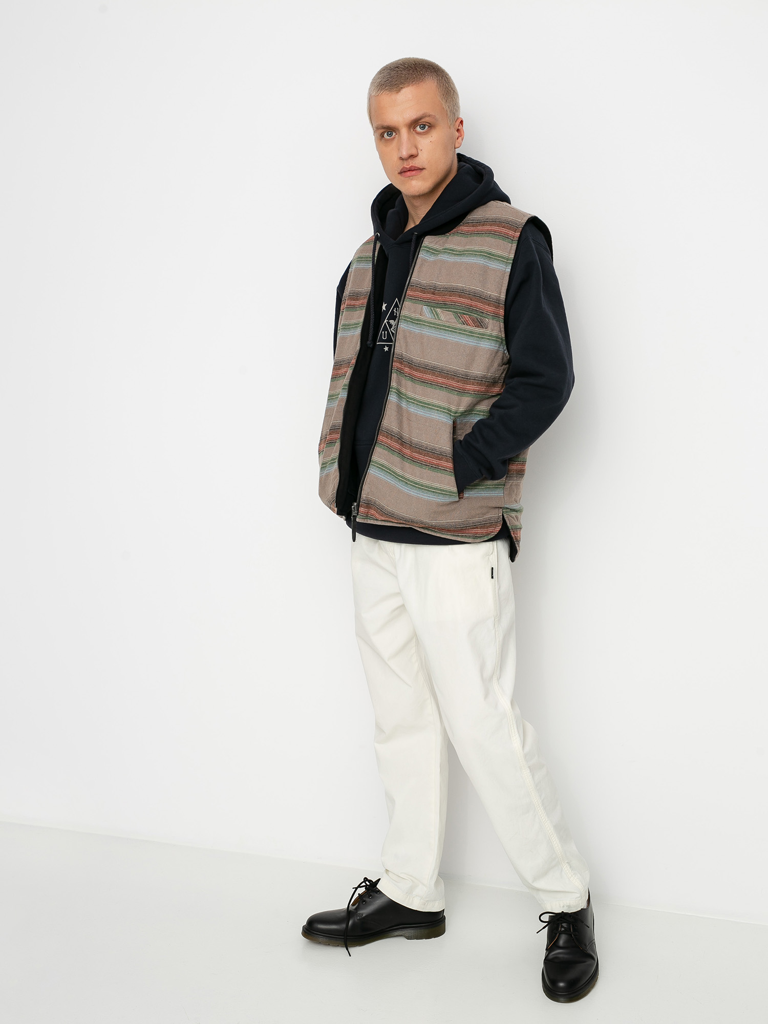Kurtka Brixton Abraham Rev Vest (black)