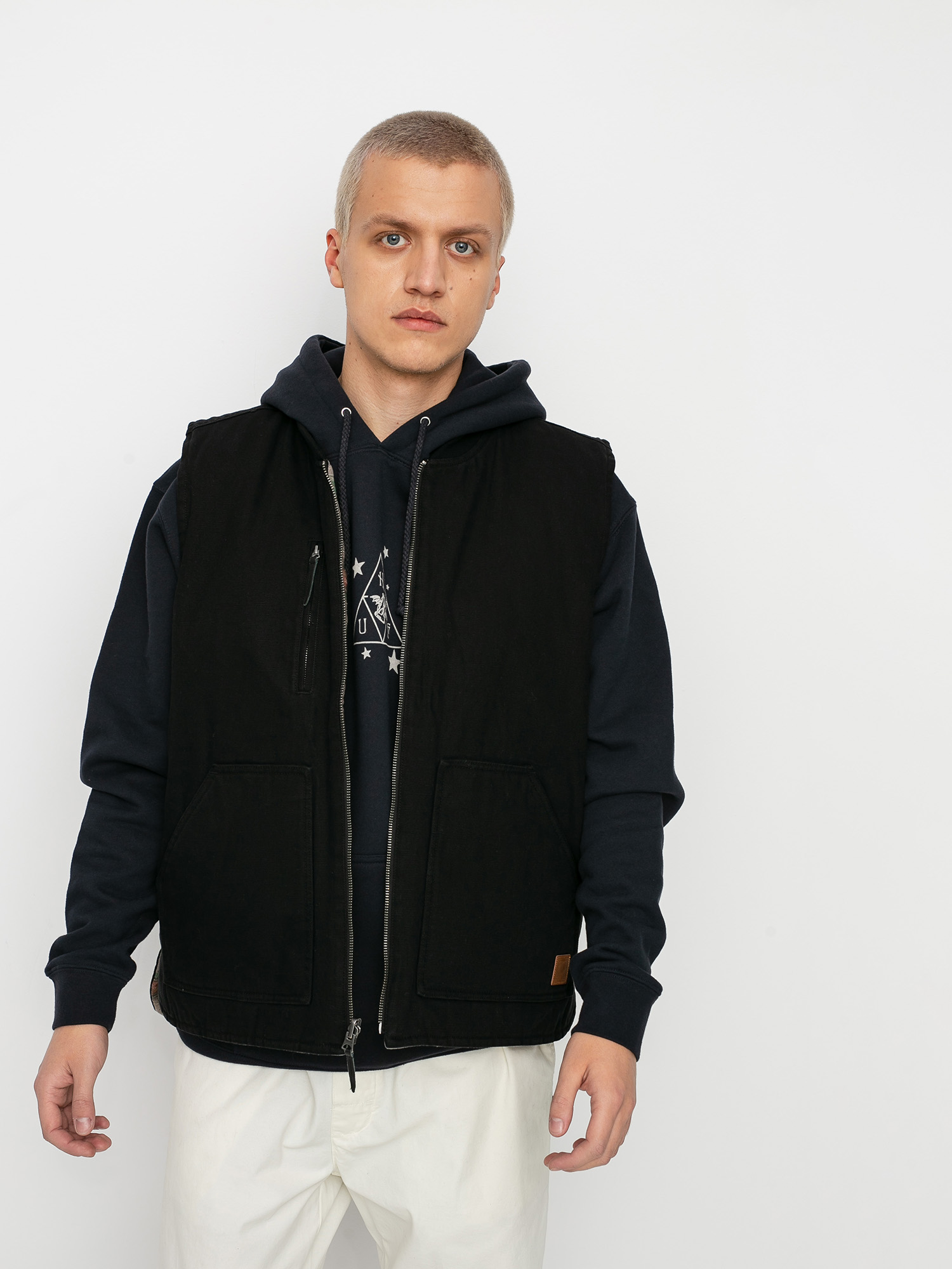 Kurtka Brixton Abraham Rev Vest (black)
