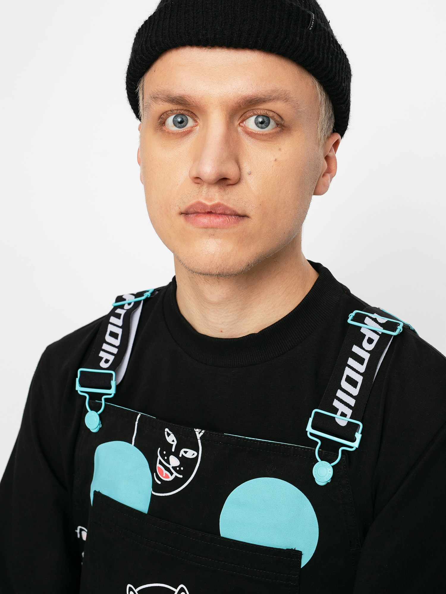 Spodnie RipNDip Polka Jerm Overalls (black)