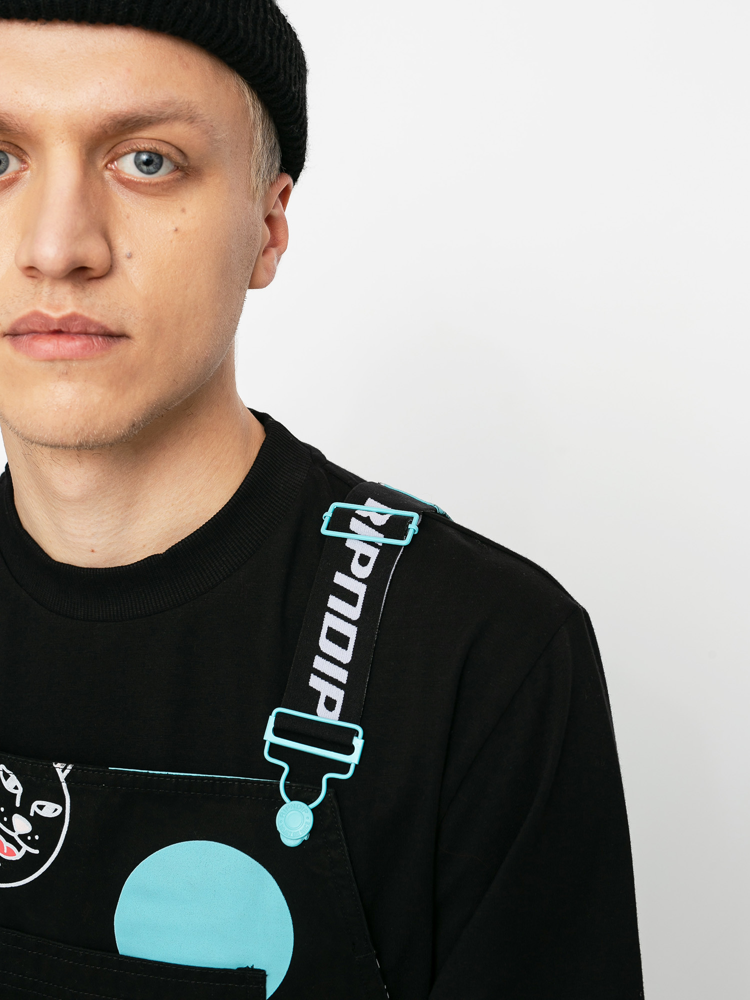 Spodnie RipNDip Polka Jerm Overalls (black)