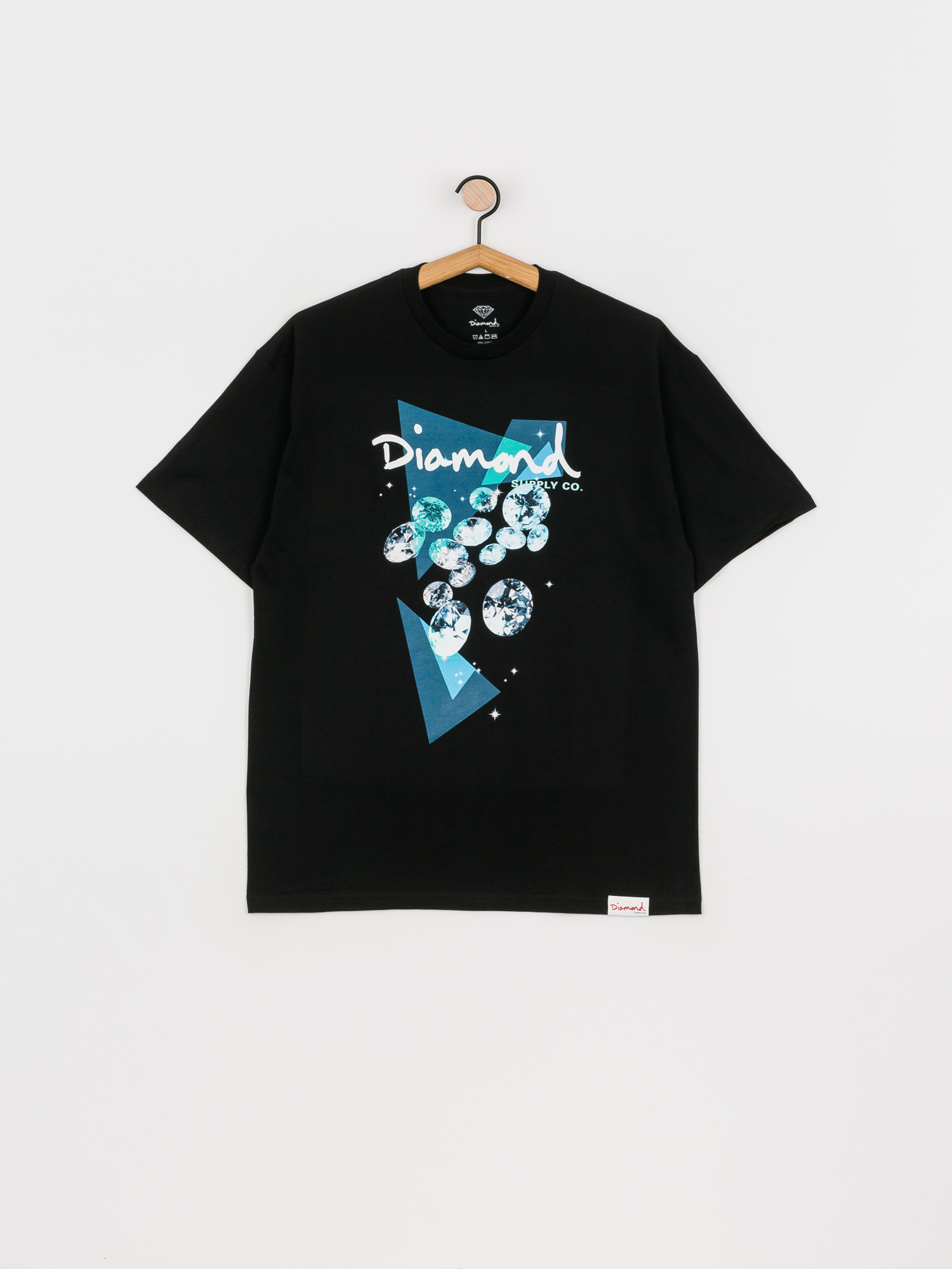 T-shirt Diamond Supply Co. Galactic Diamond (black)
