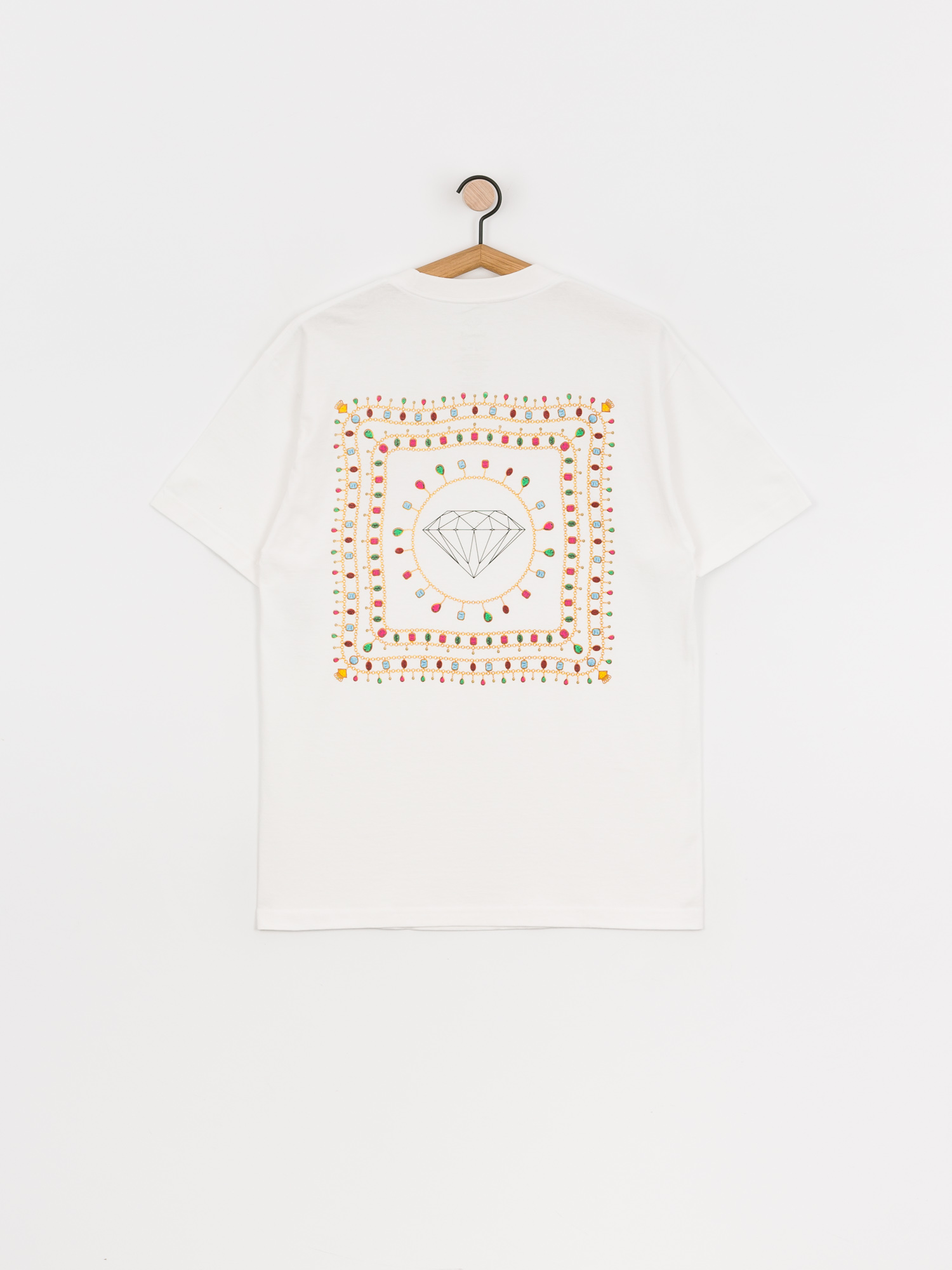 T-shirt Diamond Supply Co. Diamond Chain (white)