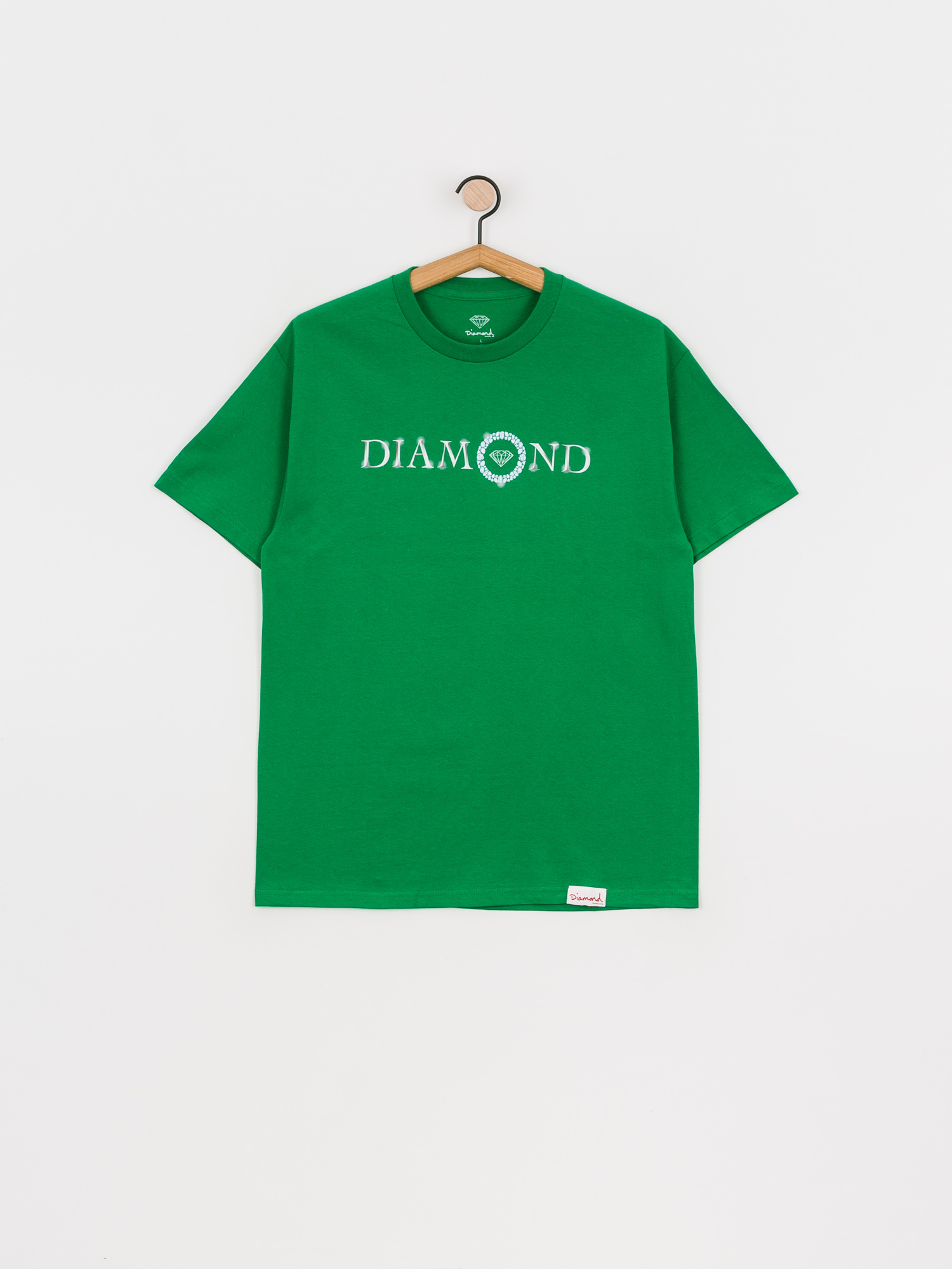 T-shirt Diamond Supply Co. Pendant (forest green)