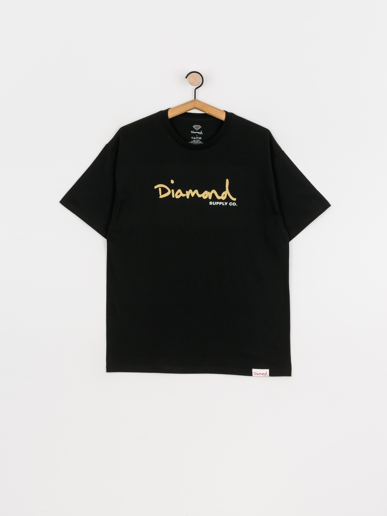 T-shirt Diamond Supply Co. Og Script (black)