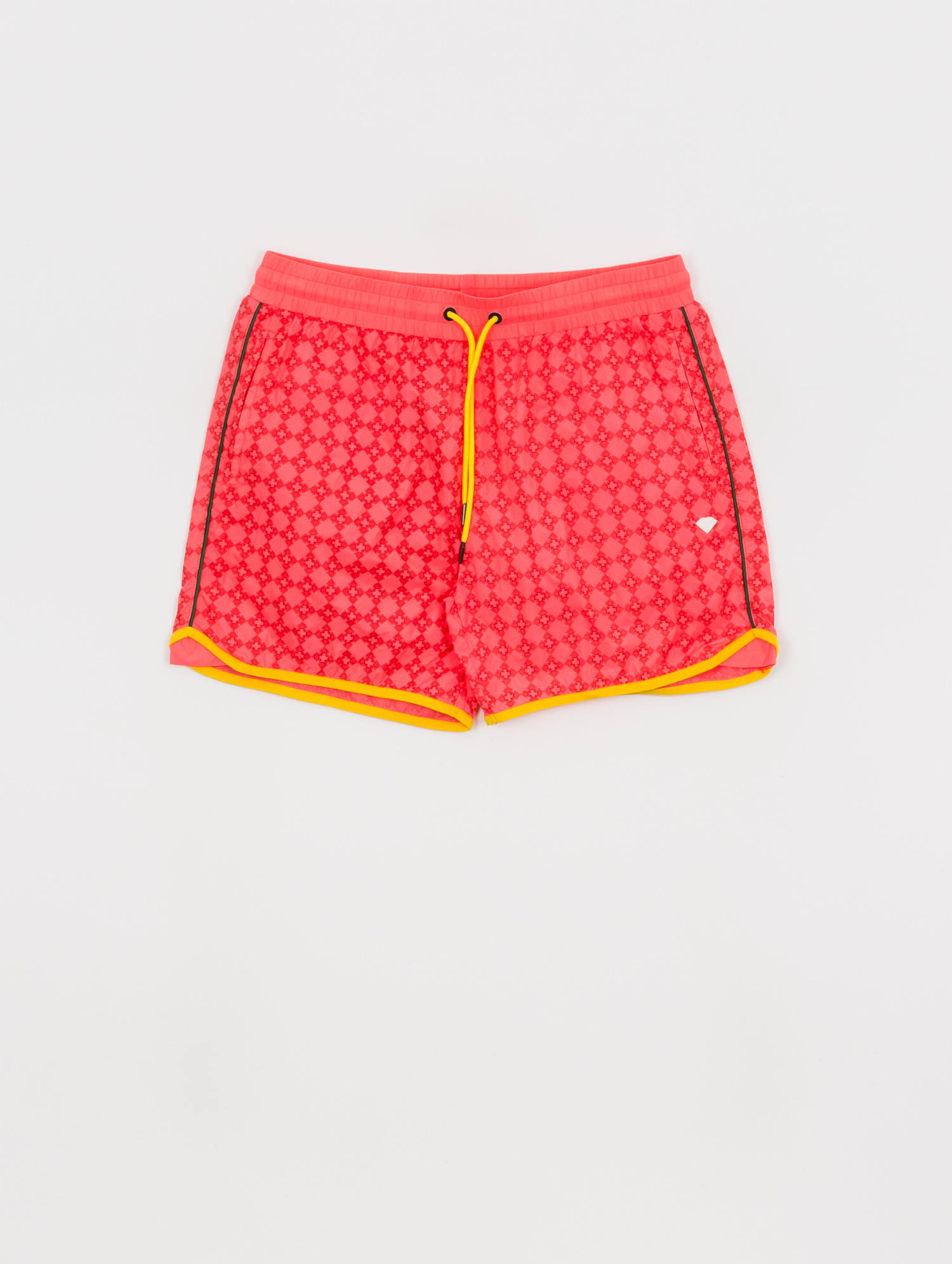 Szorty Diamond Supply Co. Checkered Cross (coral)