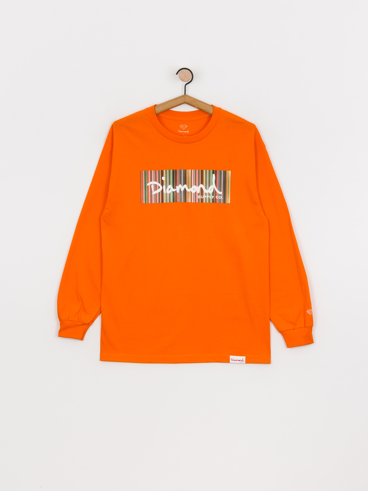 Longsleeve Diamond Supply Co. Color Ply Box (orange)