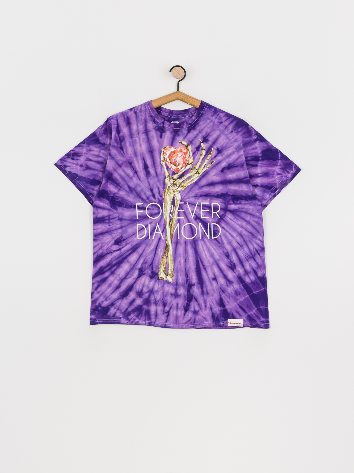 T-shirt Diamond Supply Co. Heart Of Tee Spider (purple)
