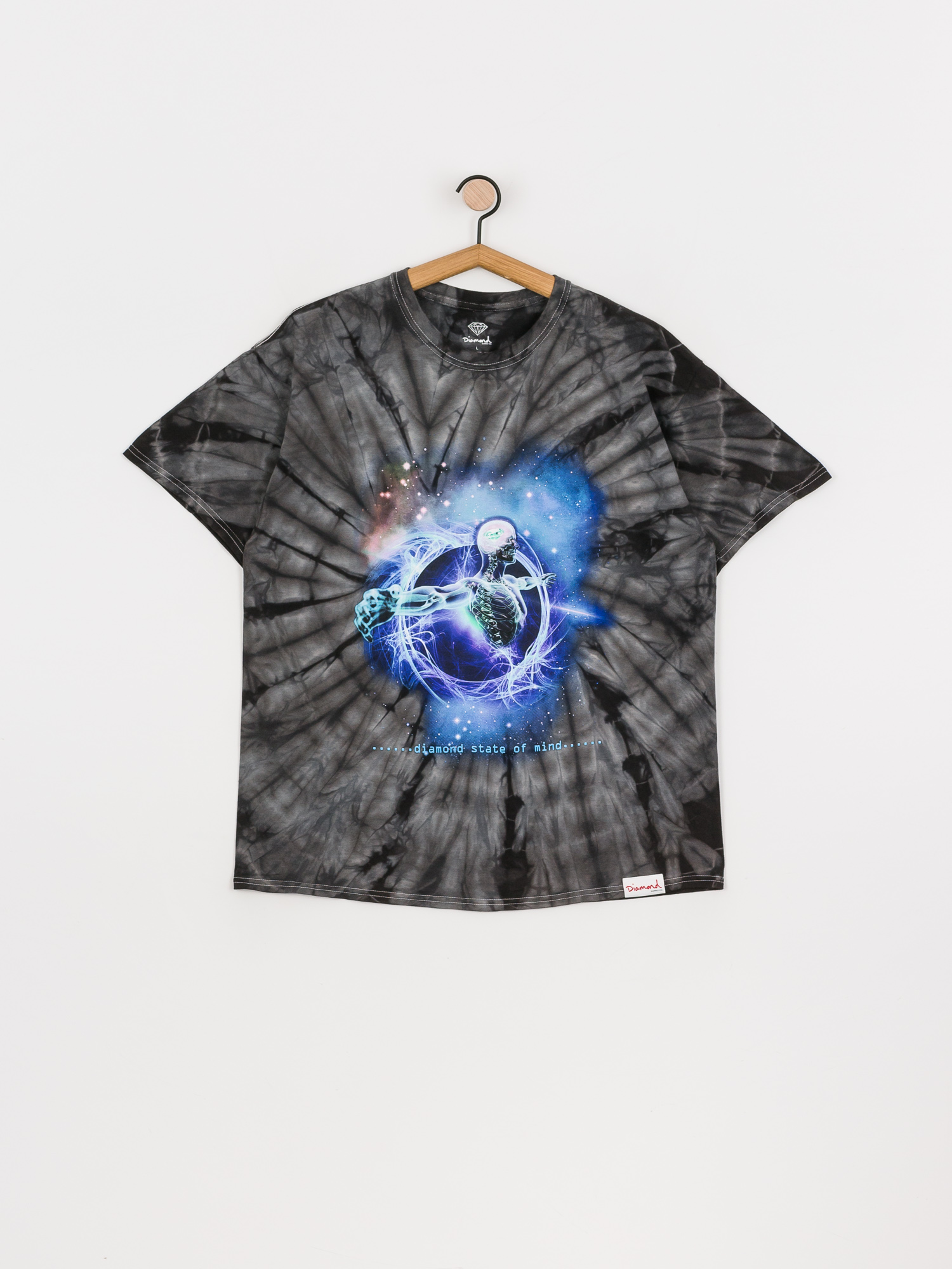T-shirt Diamond Supply Co. State Of Mind Tie Dye (black)