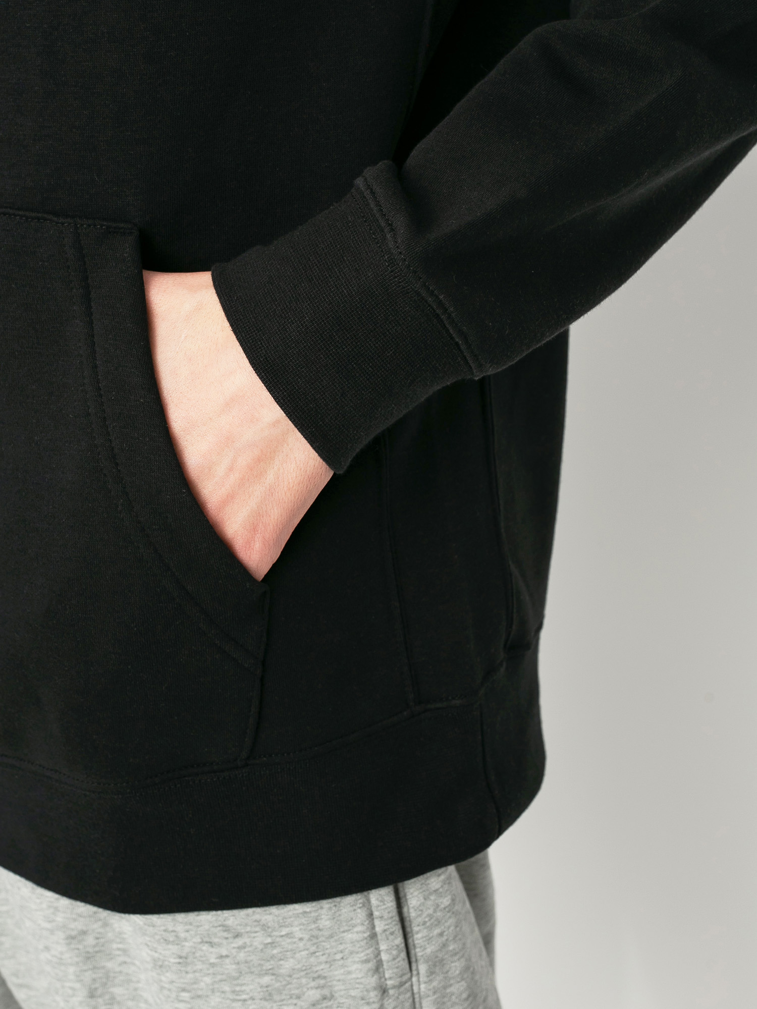 Bluza z kapturem Nike Club Hoodie Po Bb HD (black/black/white)