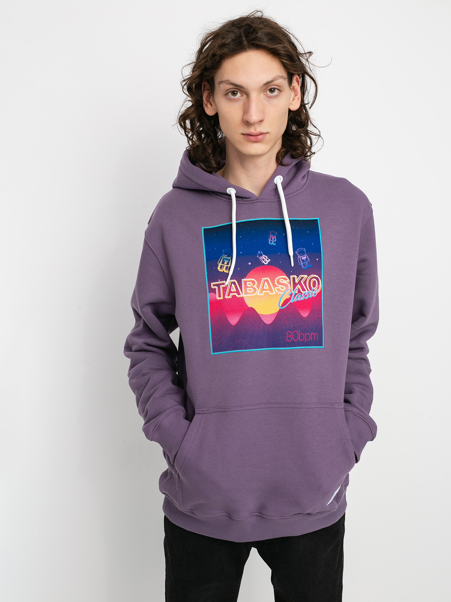 Bluza z kapturem Tabasko Kosmos HD (purple)