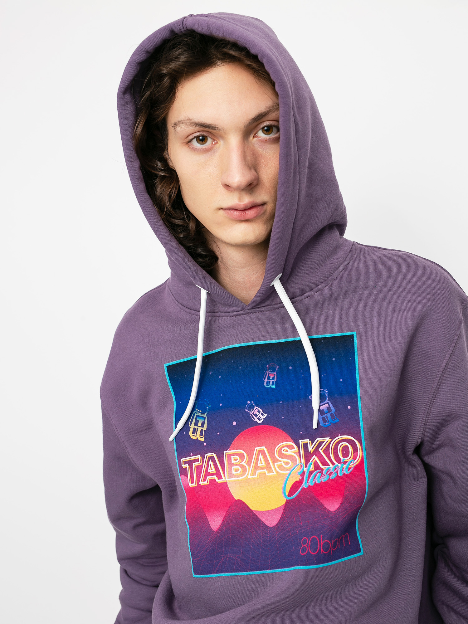 Bluza z kapturem Tabasko Kosmos HD (purple)