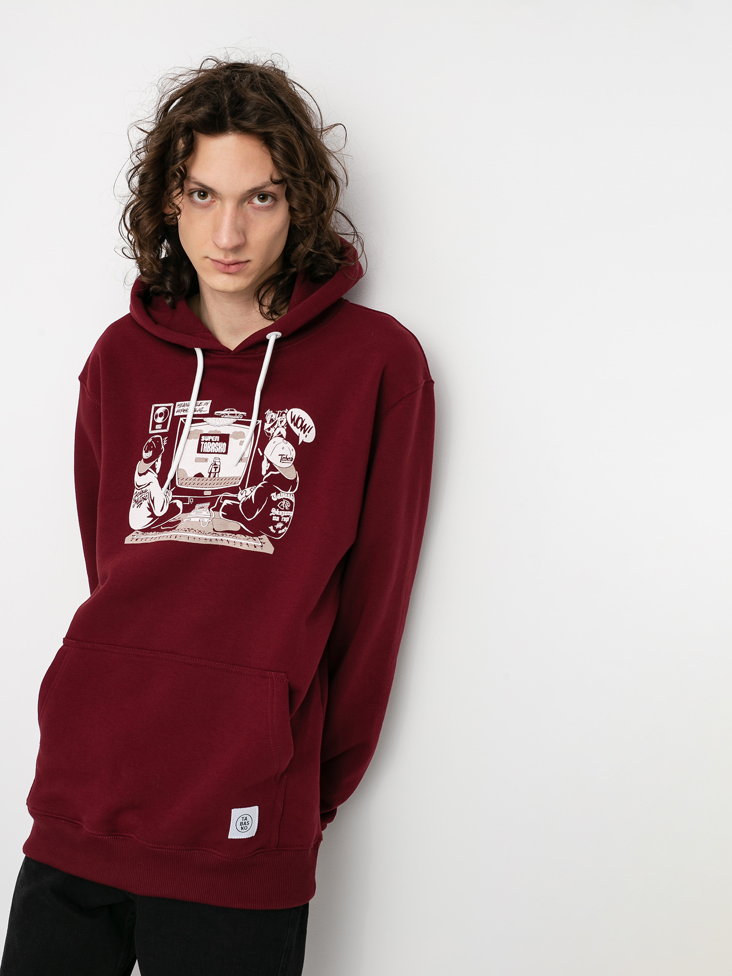 Bluza z kapturem Tabasko Game HD (burgundy)