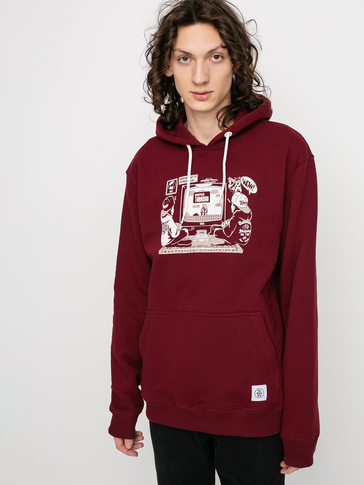 Bluza z kapturem Tabasko Game HD (burgundy)
