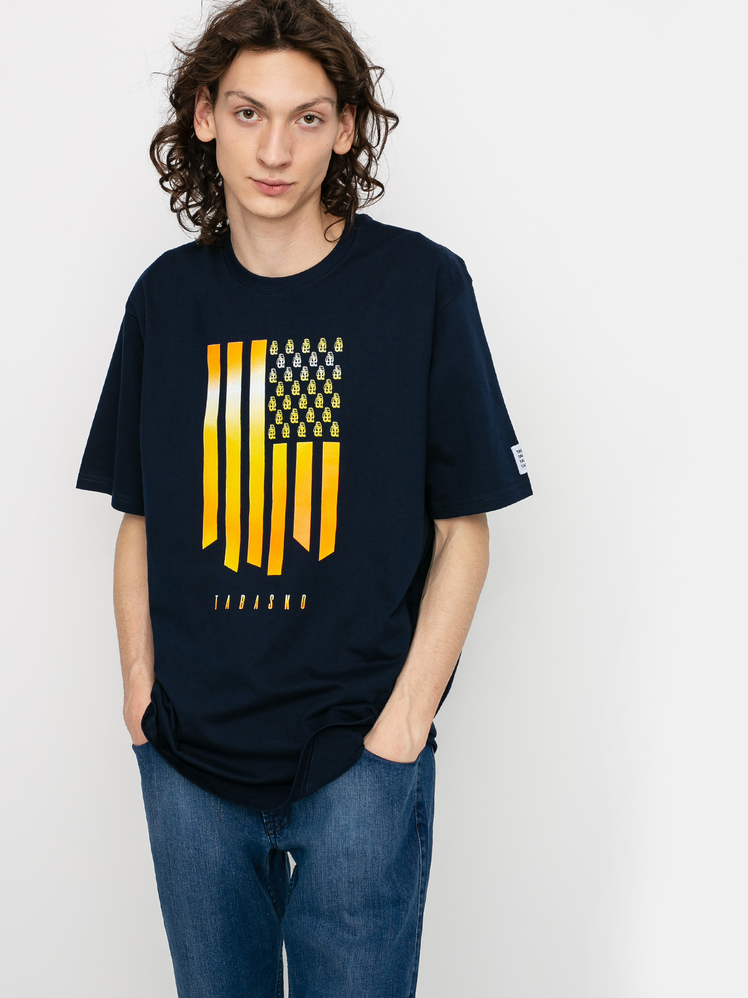 T-shirt Tabasko Flag (navy)