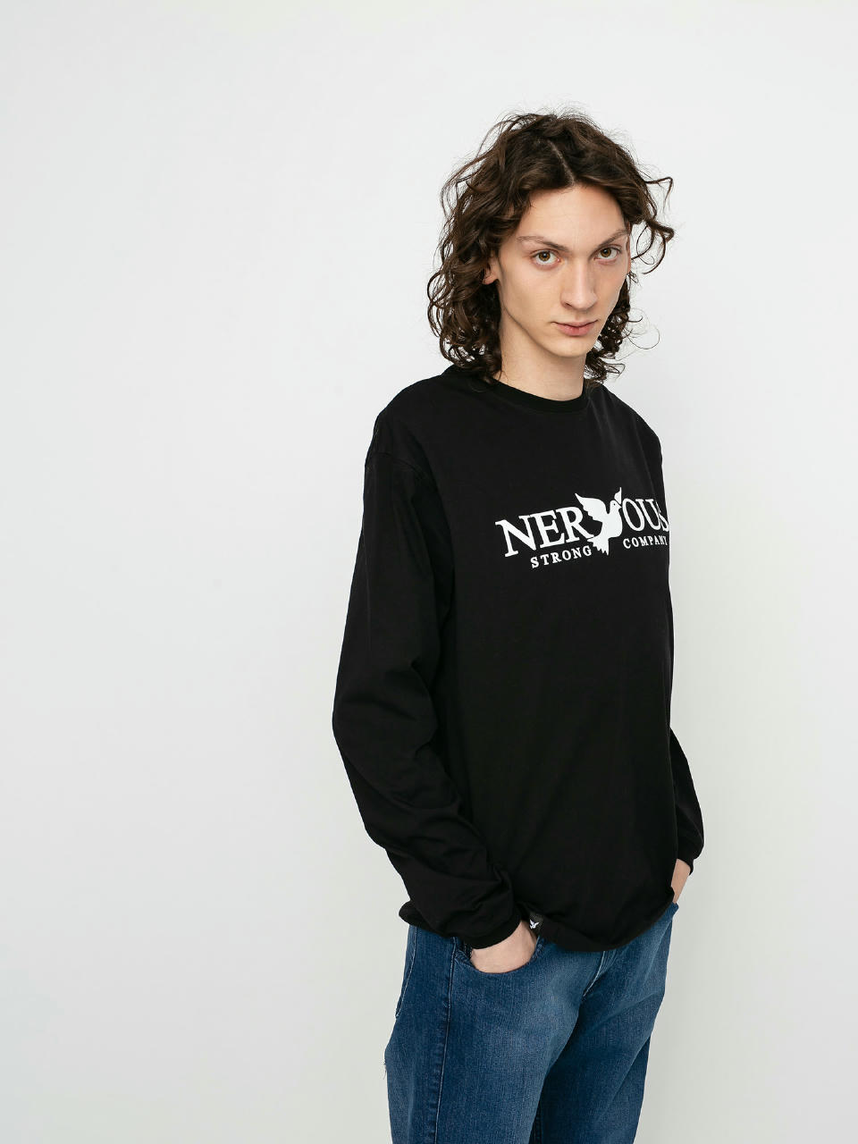 Longsleeve Nervous Classic (black)