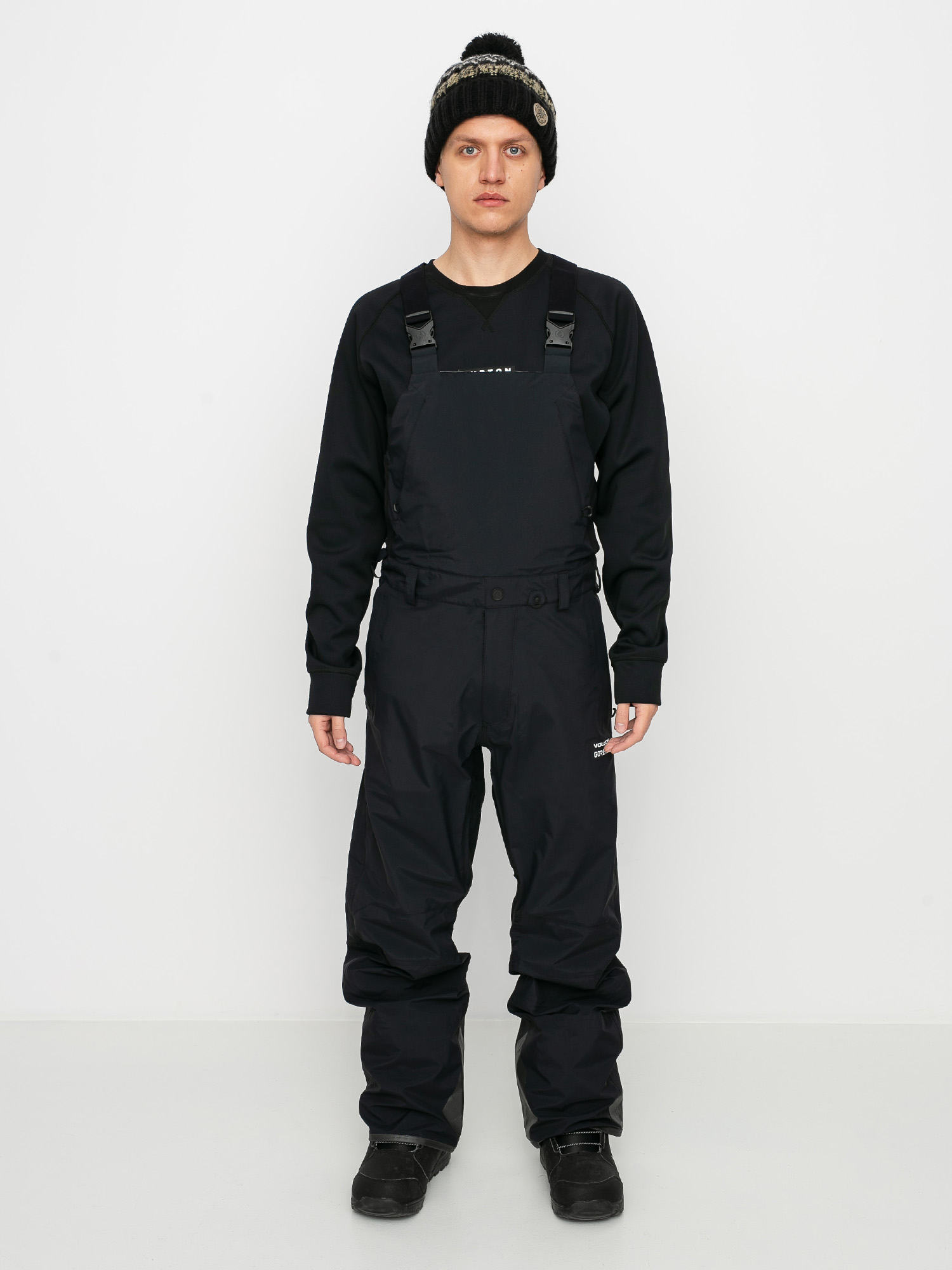 Męskie Spodnie snowboardowe Volcom 3L Gore Tex Bib Overall (black)