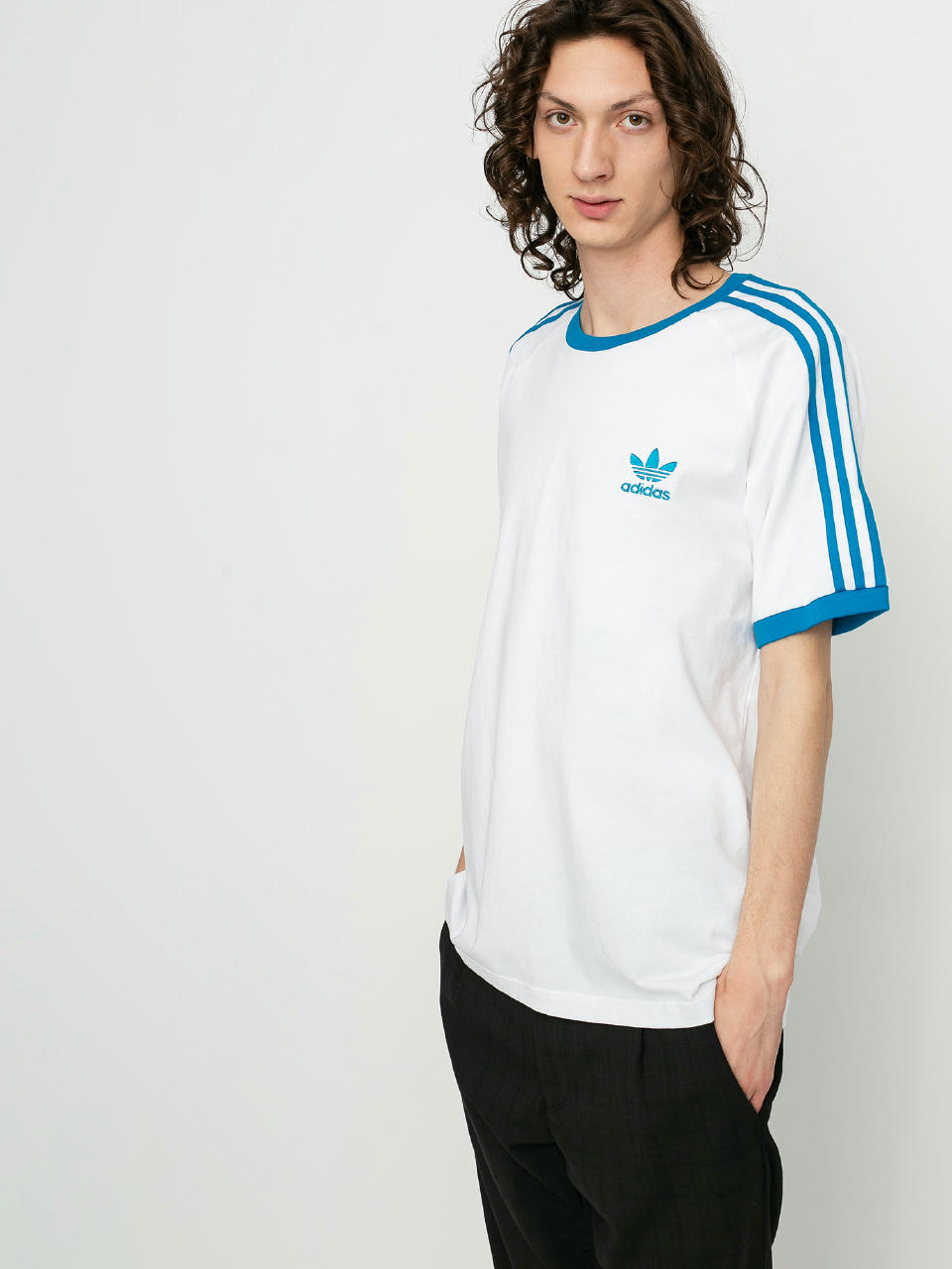 T-shirt adidas Originals 3 Stripes (white/shocya)