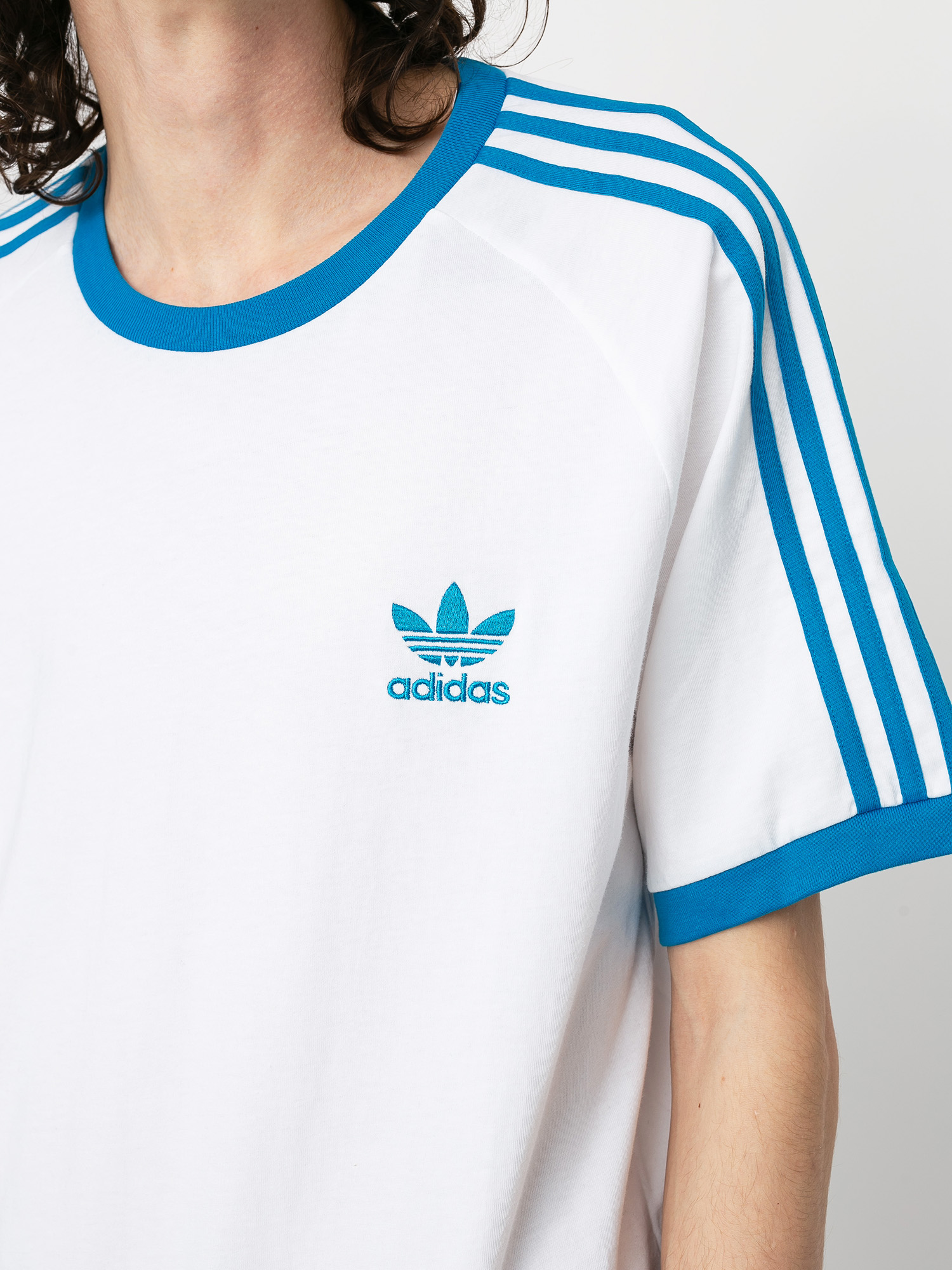 T-shirt adidas Originals 3 Stripes (white/shocya)