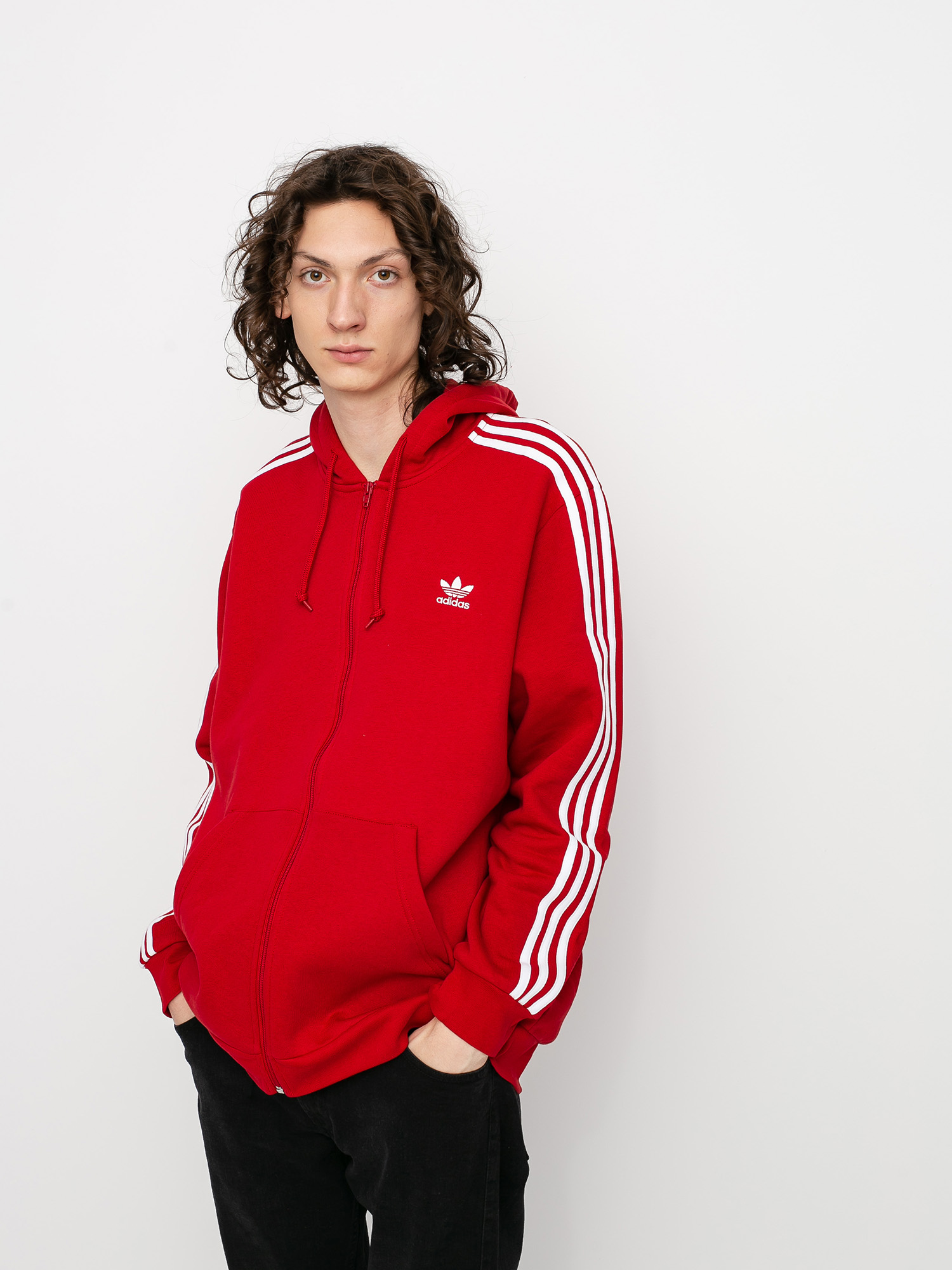 Bluza adidas Originals 3 Stripes Fz (powred)