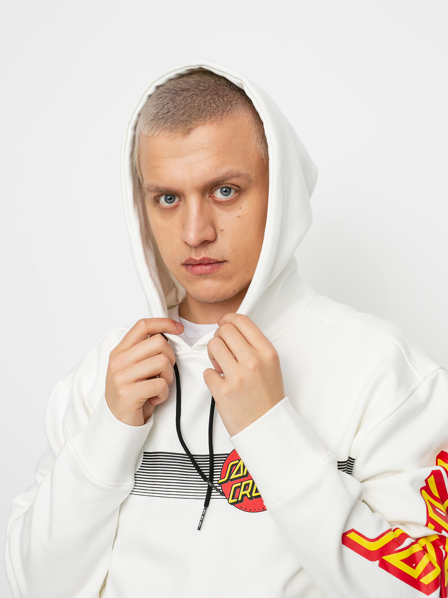 Bluza z kapturem ThirtyTwo Santa Cruz Repel HD (white)