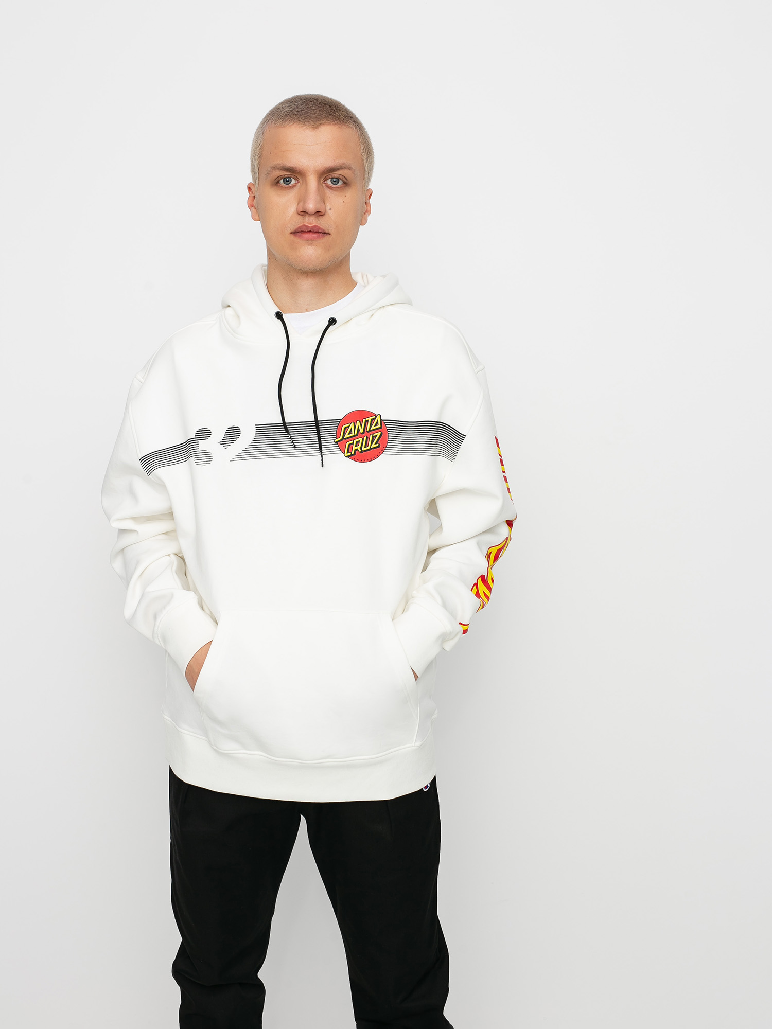 Bluza z kapturem ThirtyTwo Santa Cruz Repel HD (white)