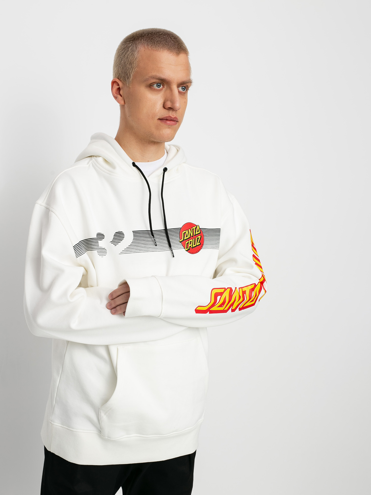 Bluza z kapturem ThirtyTwo Santa Cruz Repel HD (white)
