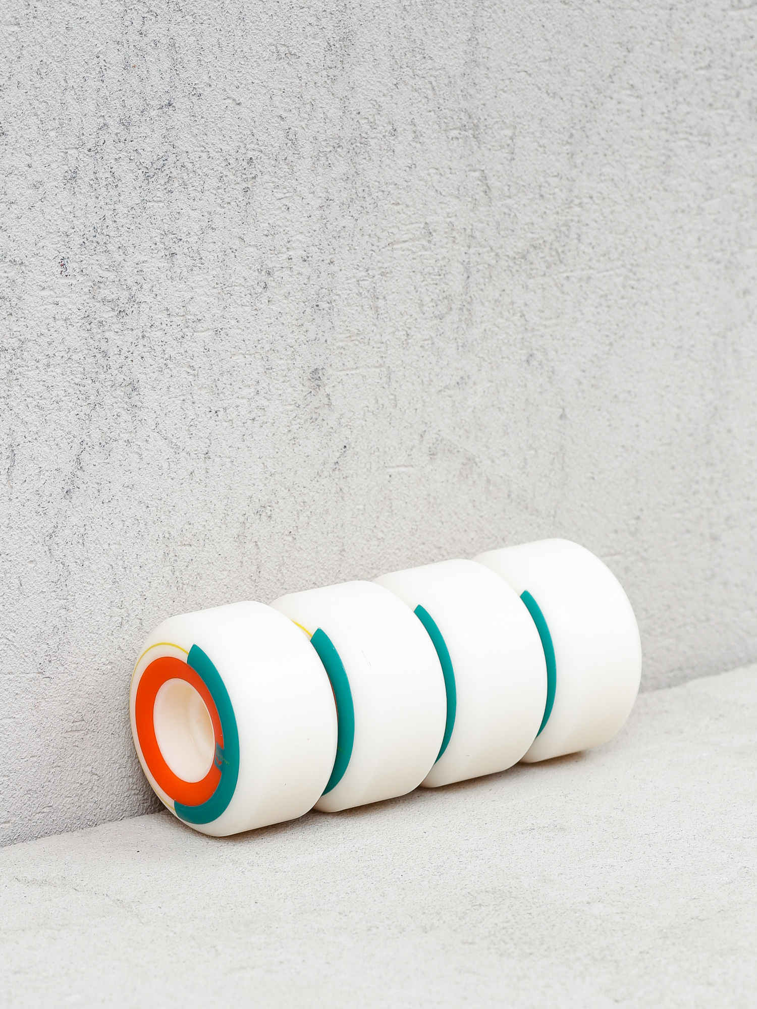 Kółka Crupie Wide Shape Apex (green/orange)