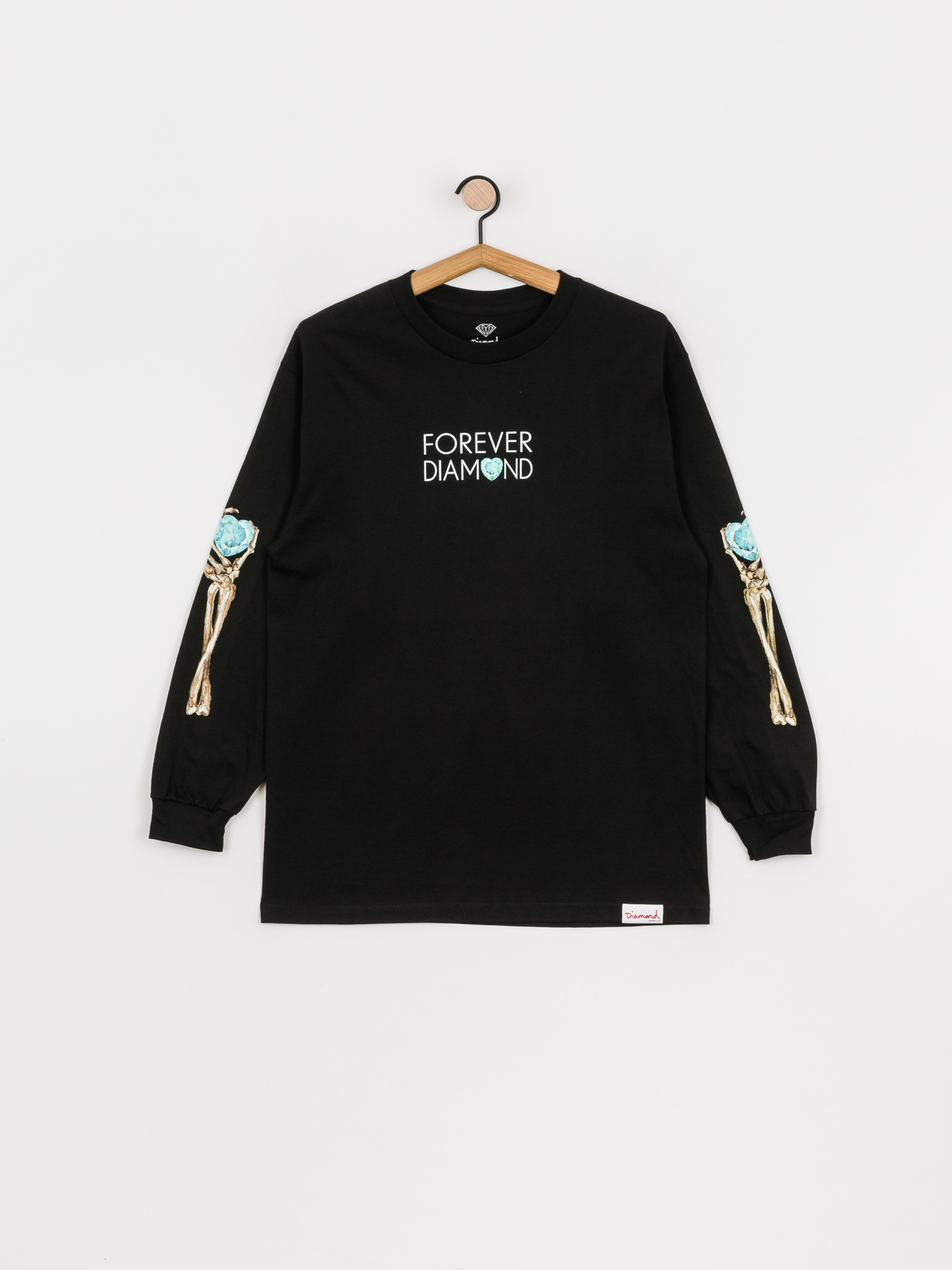Longsleeve Diamond Supply Co. Heart Of (black)
