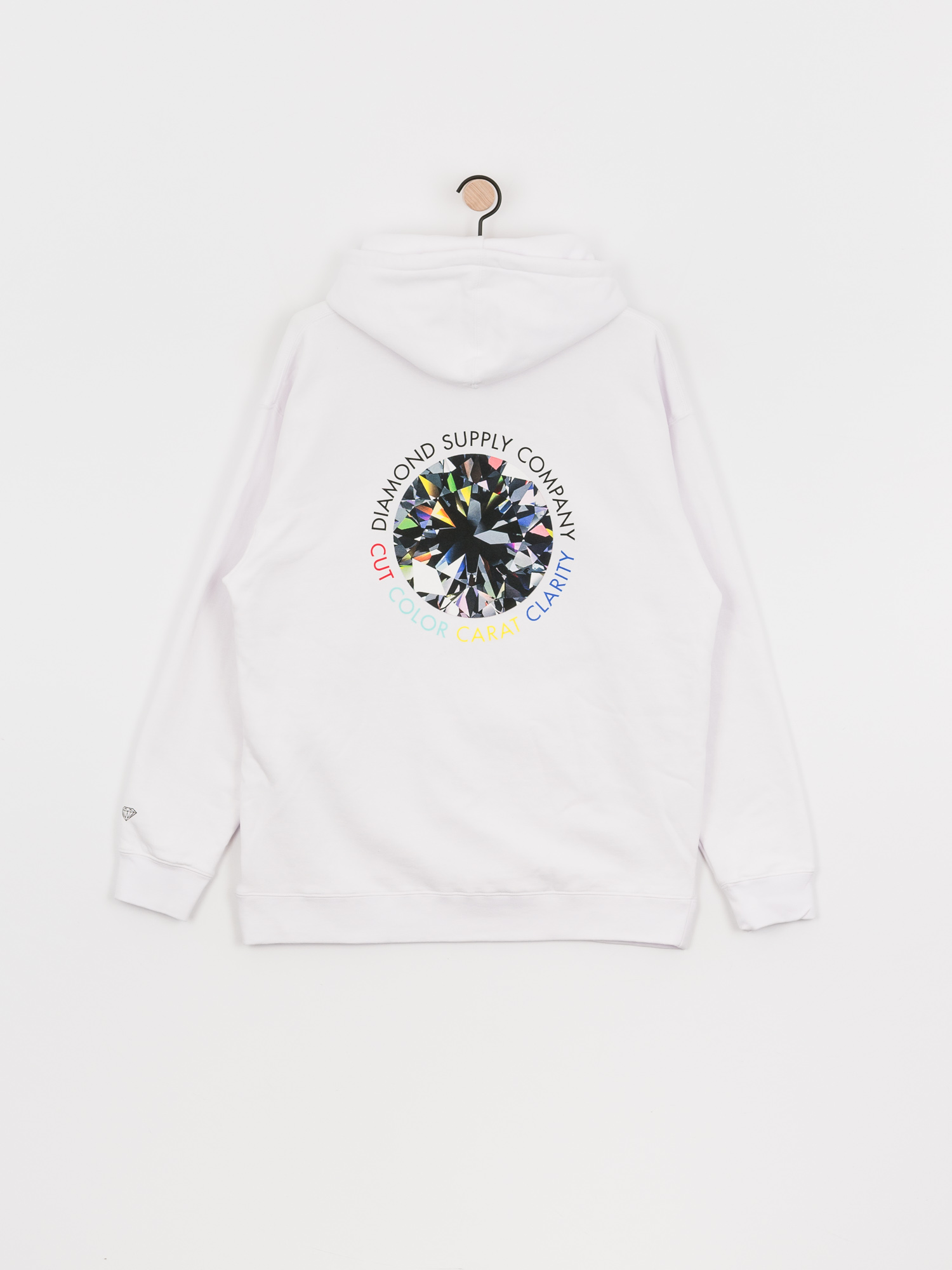 Bluza z kapturem Diamond Supply Co. Clarity HD (white)