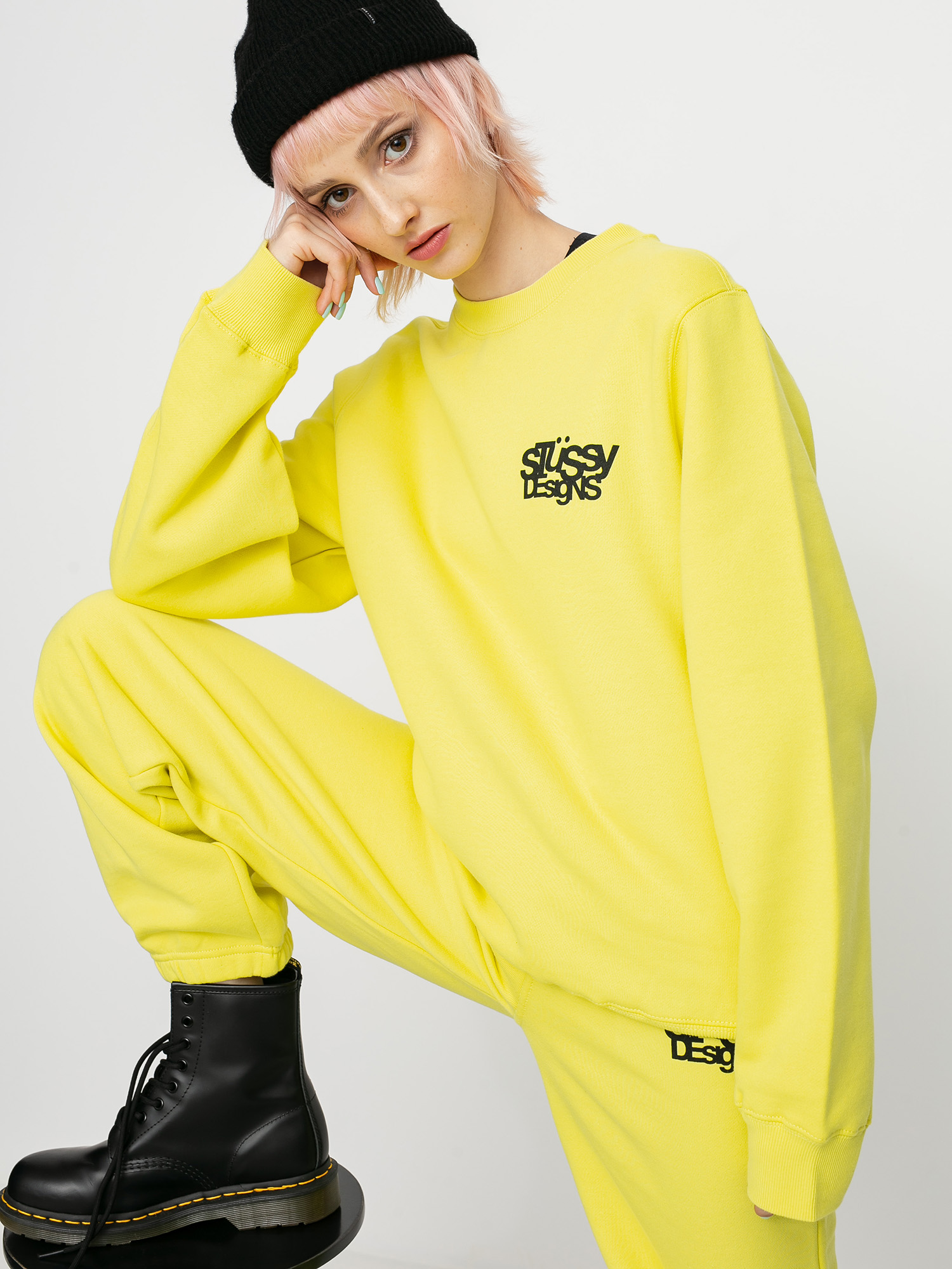 Bluza Stussy Stussy Designs Wmn (lemon)