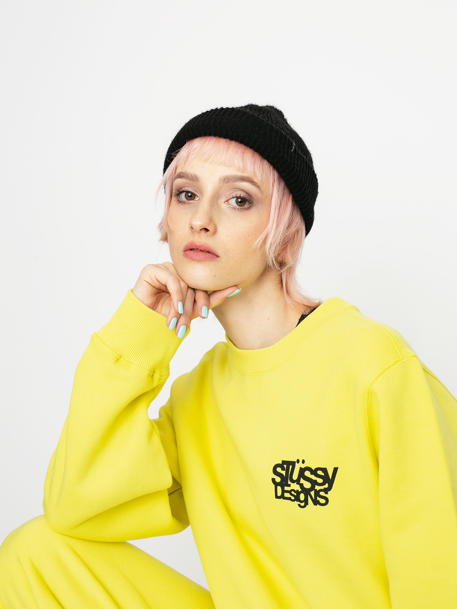 Bluza Stussy Stussy Designs Wmn (lemon)