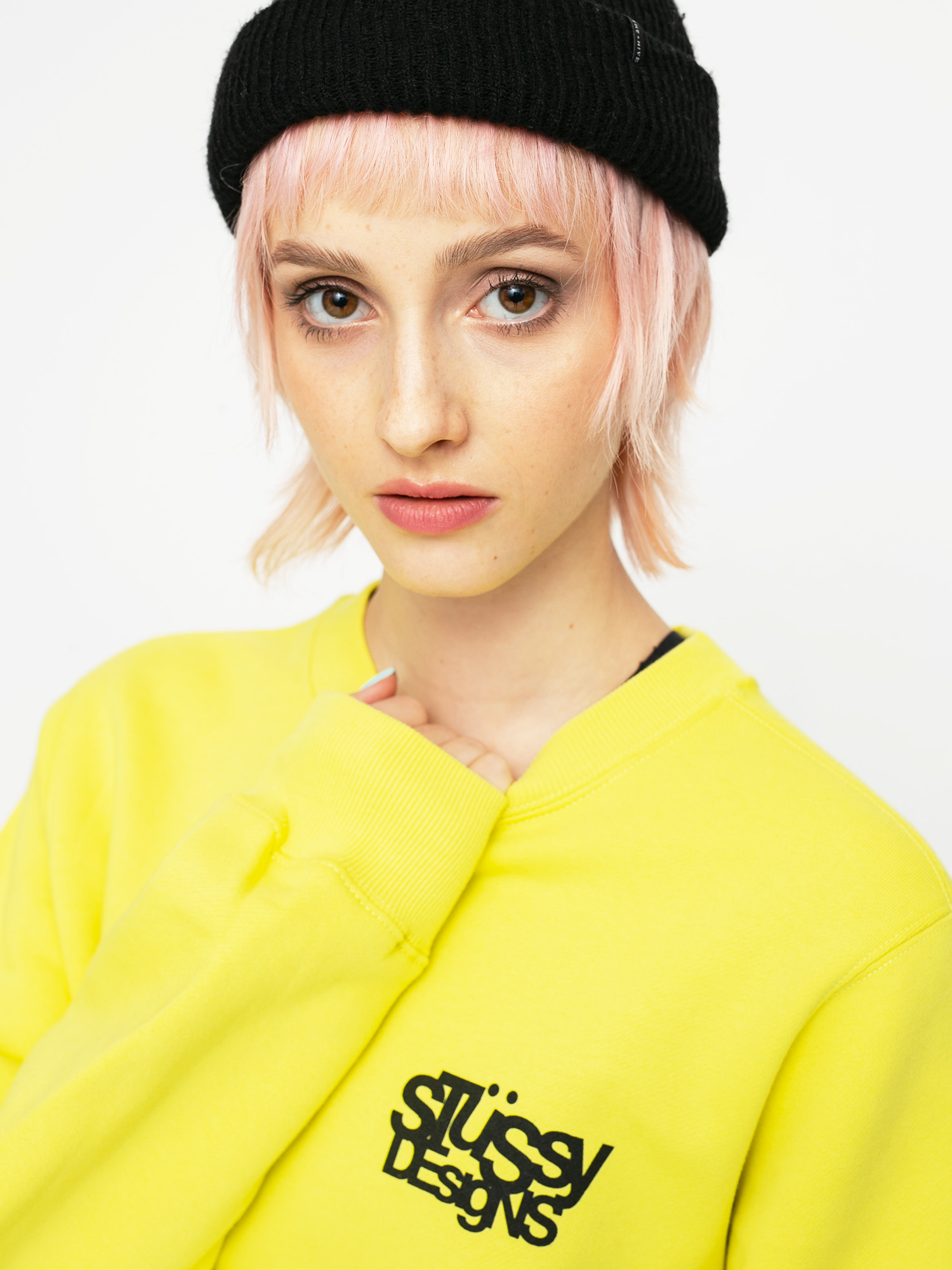 Bluza Stussy Stussy Designs Wmn (lemon)
