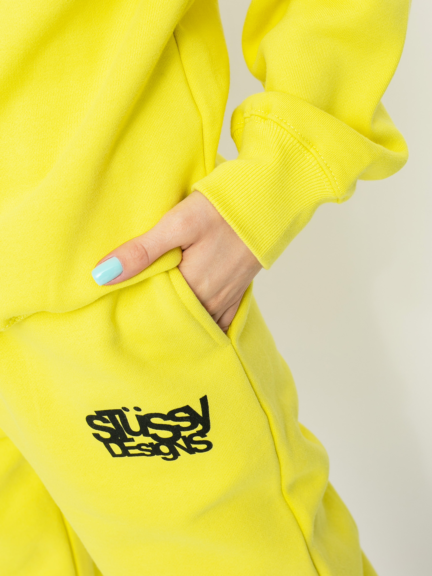 Spodnie Stussy Stussy Designs Wmn (lemon)
