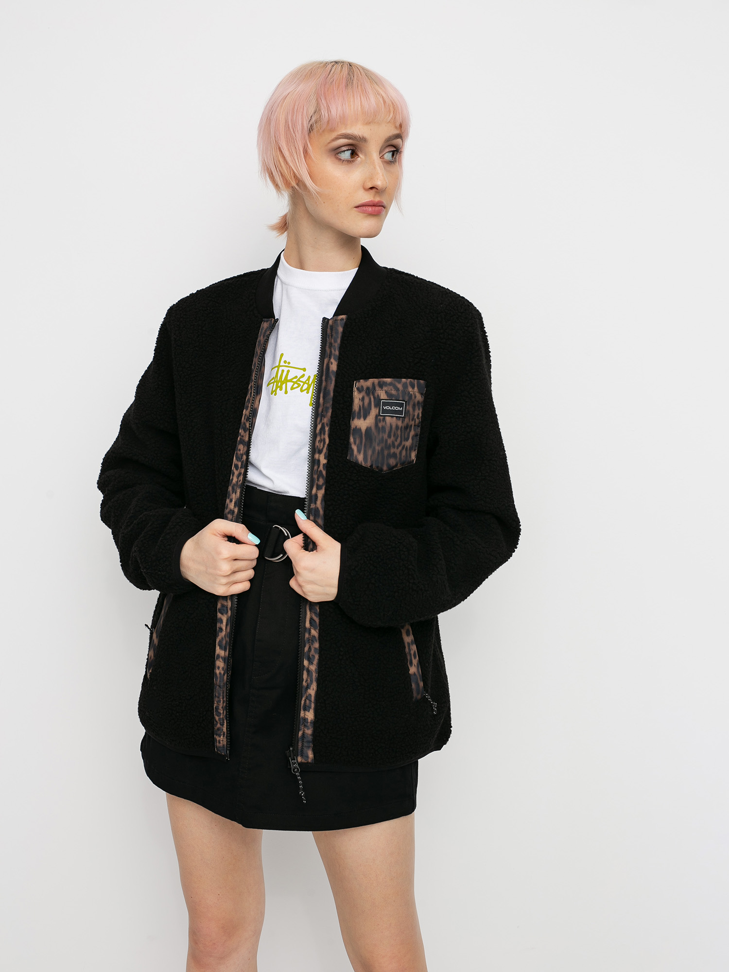 Kurtka Volcom Reversible Polar Wmn (black)