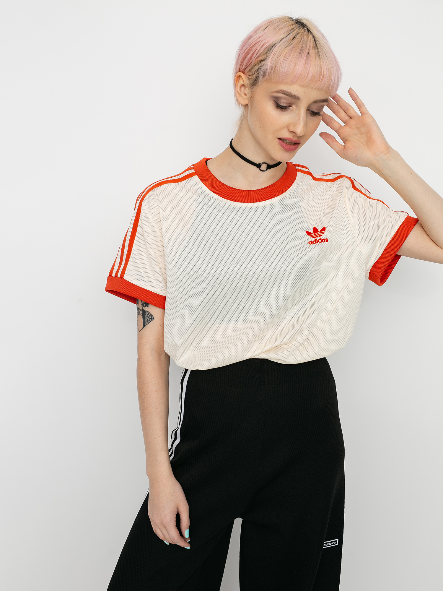 T-shirt adidas Originals 3 Stripes Wmn (ecrtin)