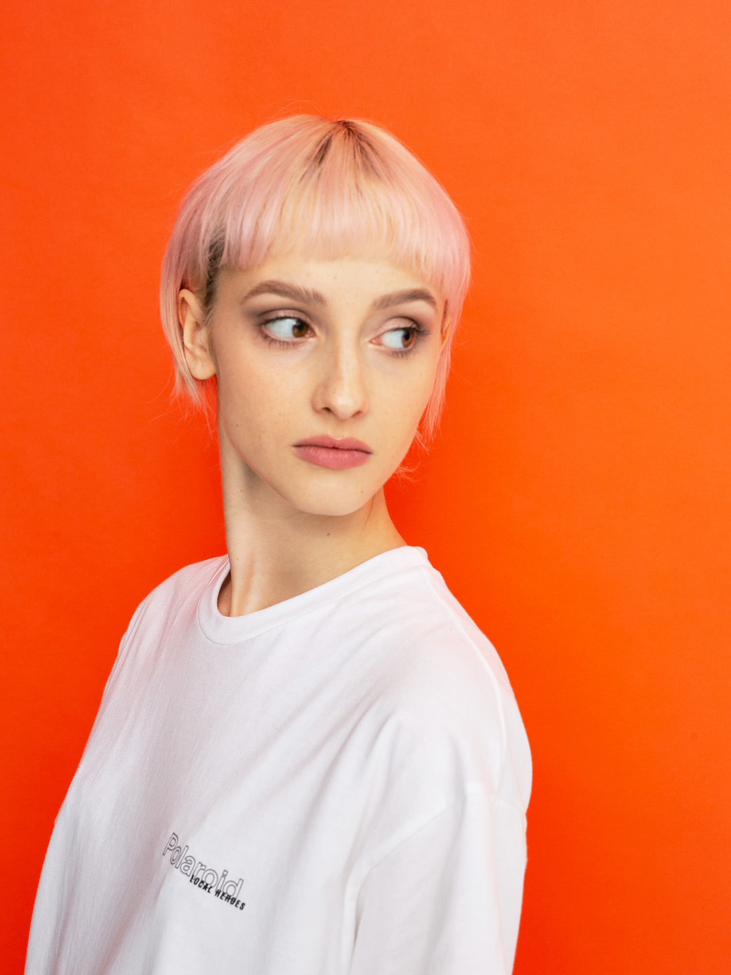 T-shirt Local Heroes X Polaroid Ribbon Wmn (white)