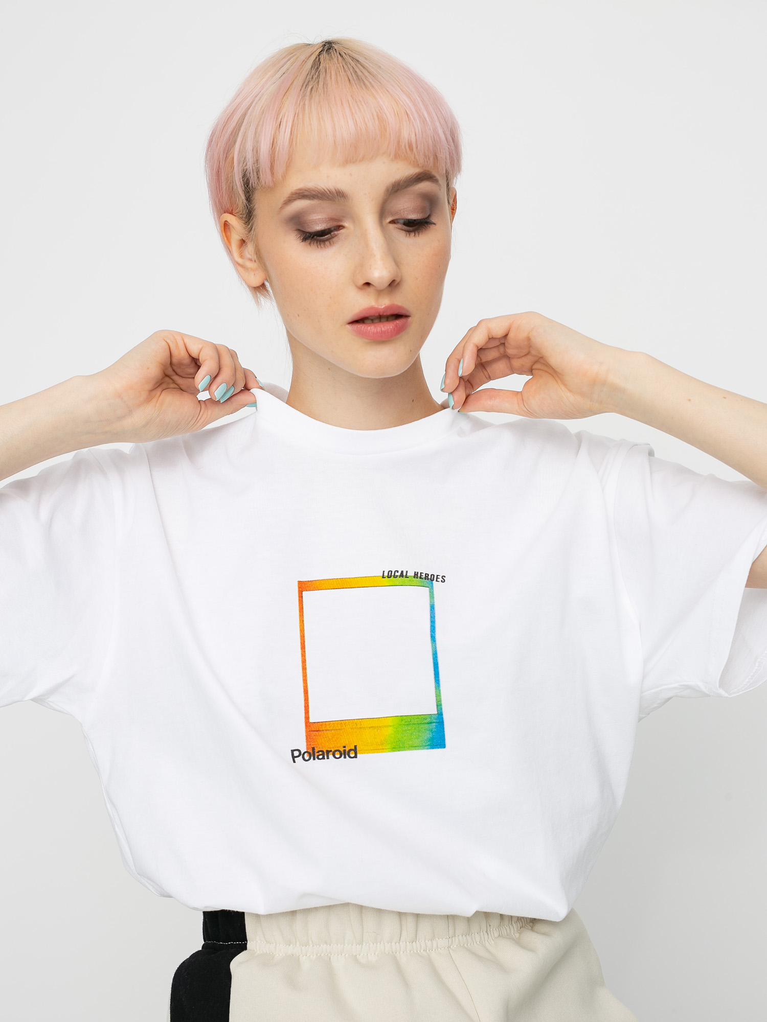 T-shirt Local Heroes X Polaroid Memories Wmn (white)