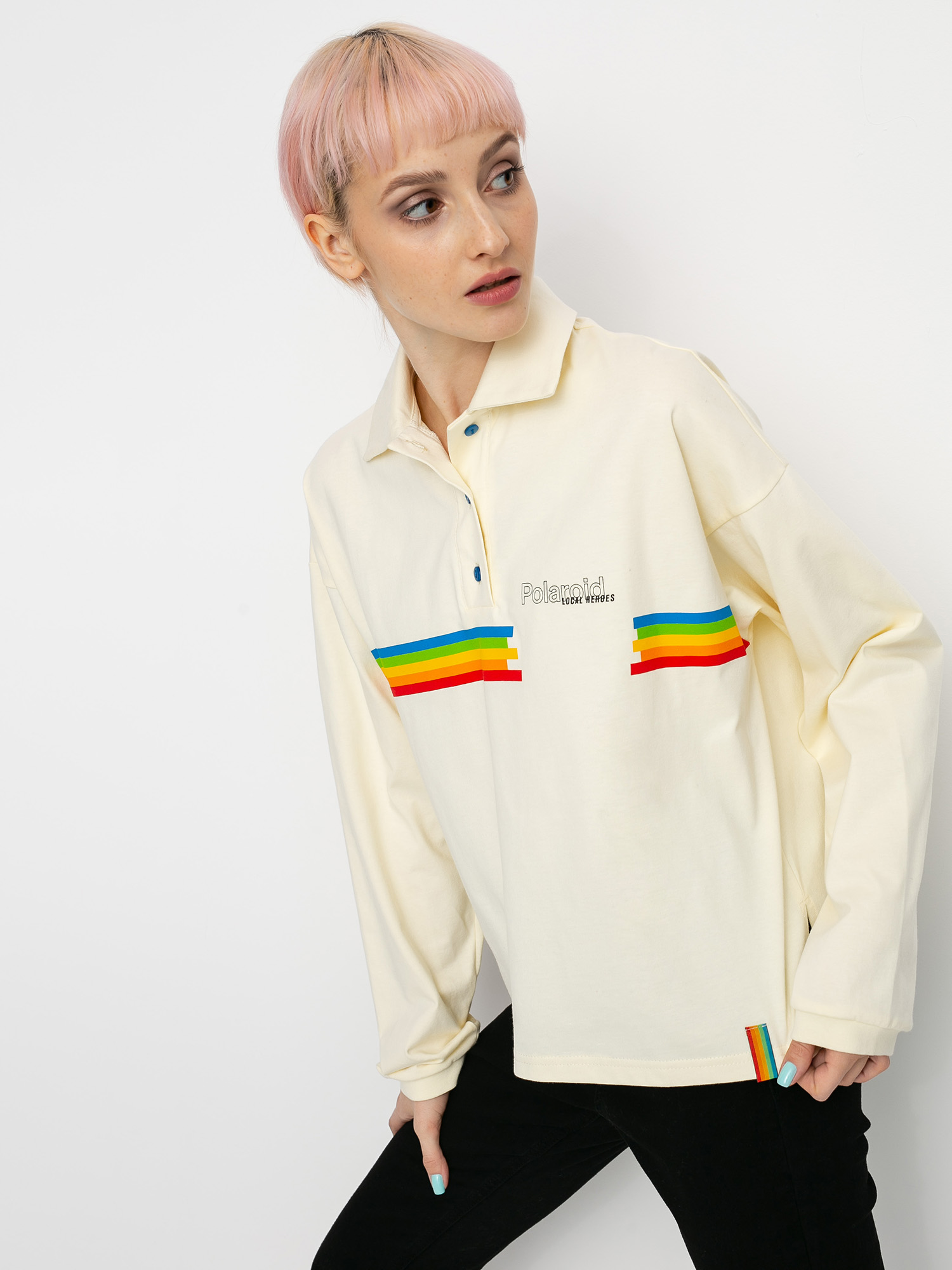 Polo Local Heroes X Polaroid Polo Wmn (cream)