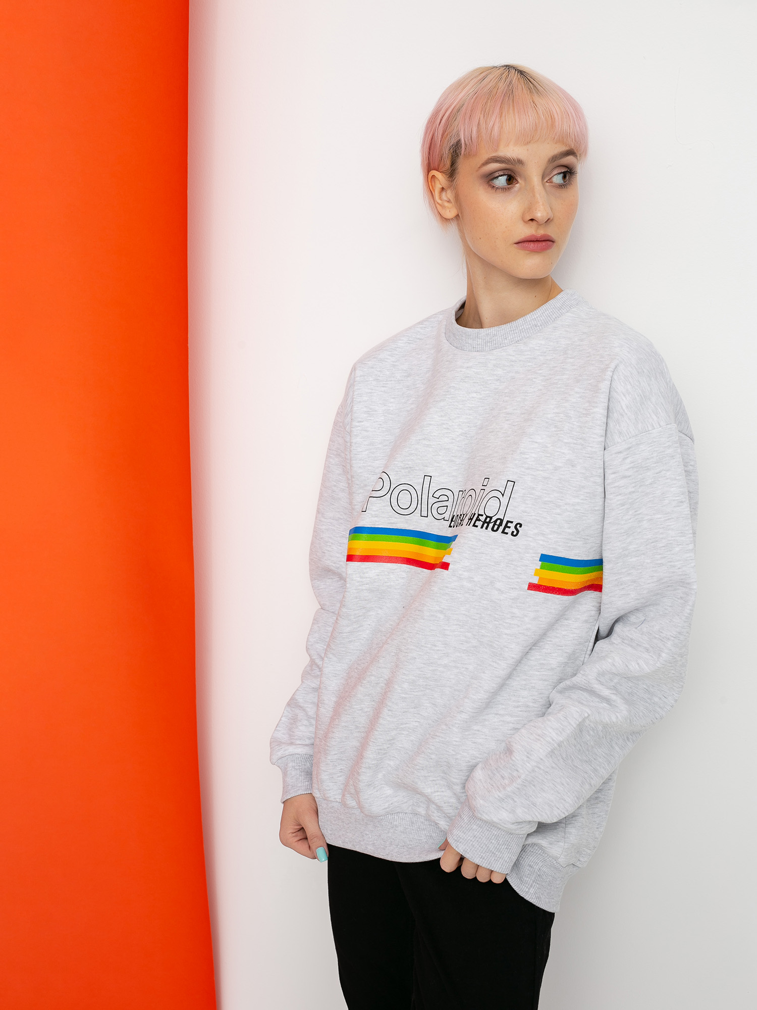 Bluza Local Heroes X Polaroid Classic Wmn (grey)