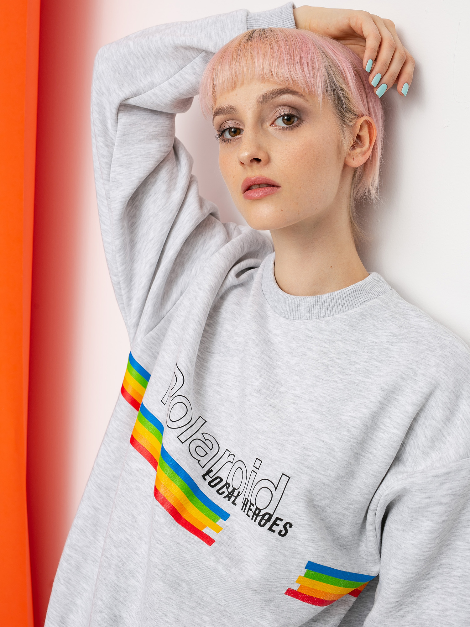 Bluza Local Heroes X Polaroid Classic Wmn (grey)