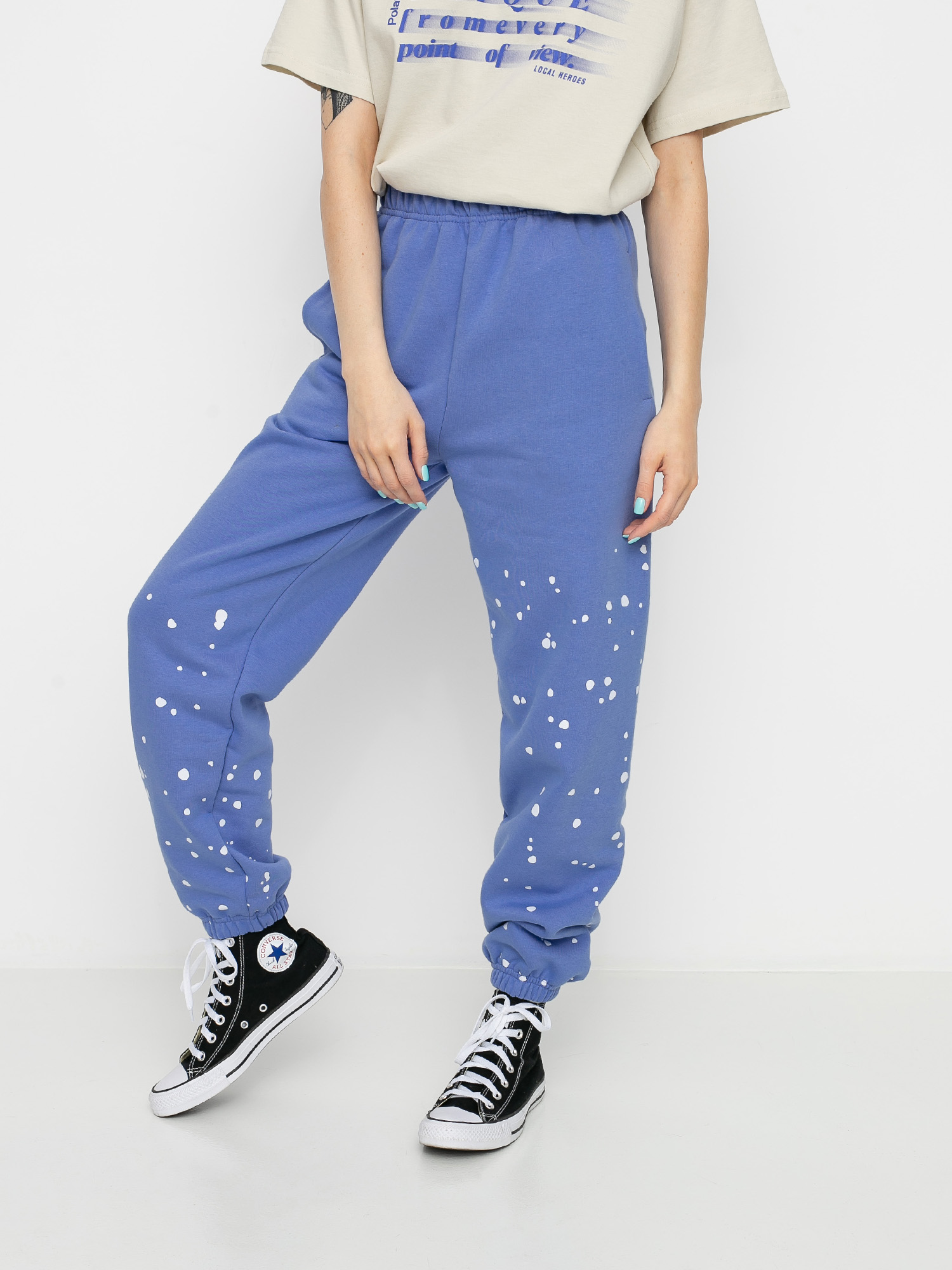 Spodnie Local Heroes X Polaroid Spray Wmn (violet)