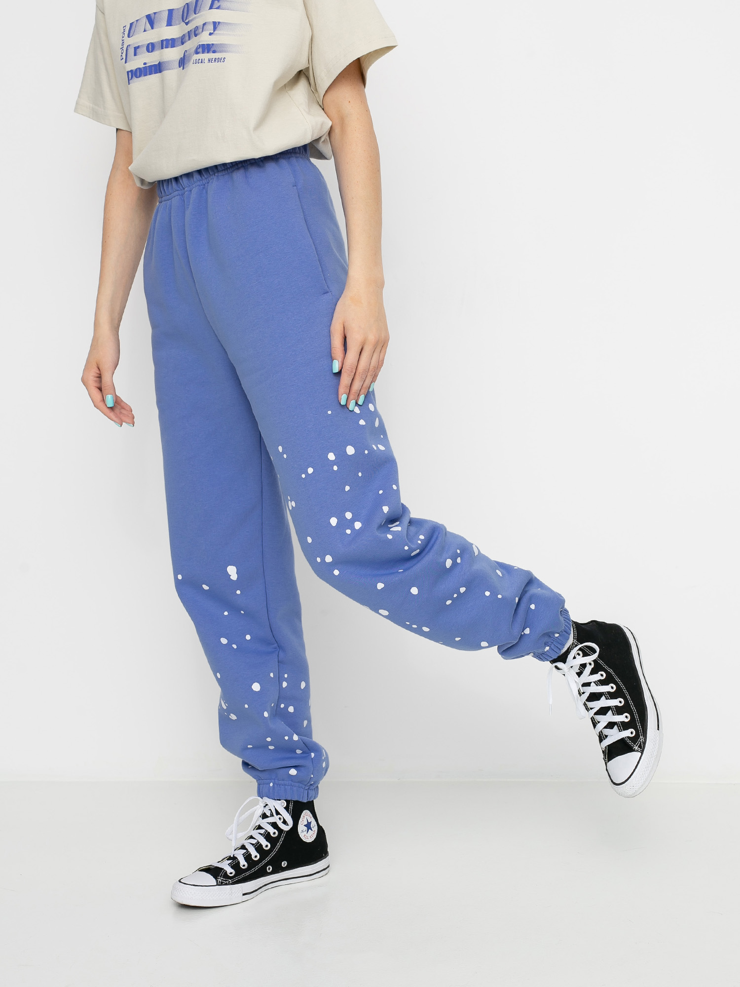 Spodnie Local Heroes X Polaroid Spray Wmn (violet)