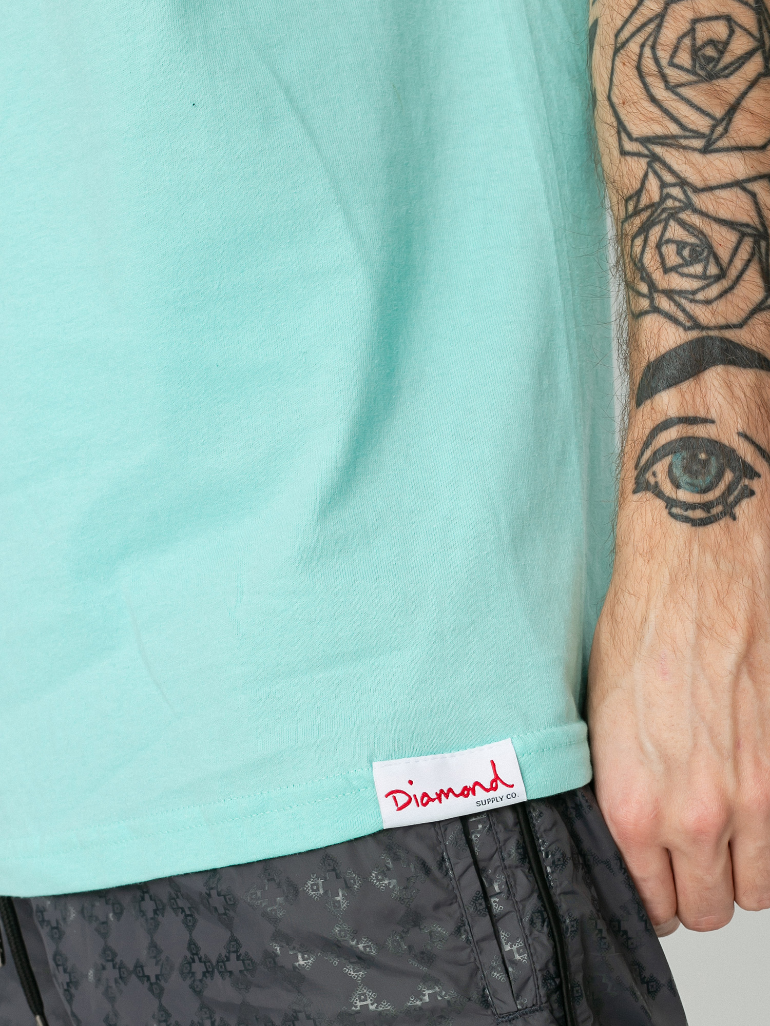 T-shirt Diamond Supply Co. Color Ply Box Logo (diamond blue)