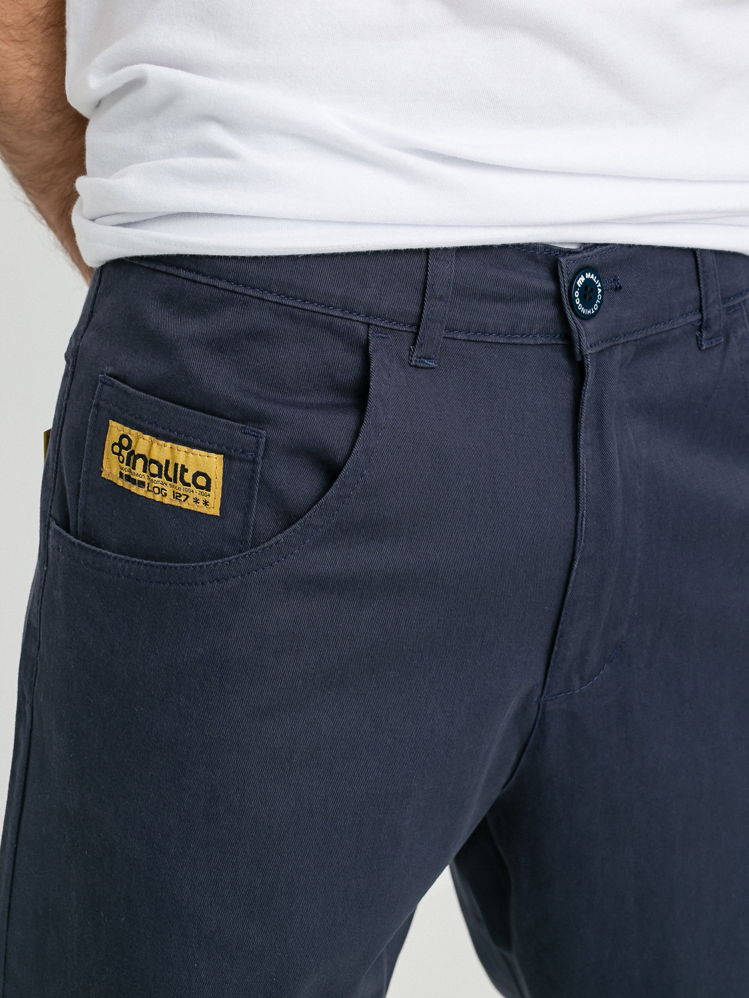 Spodnie Malita Chino Log Sl (navy)