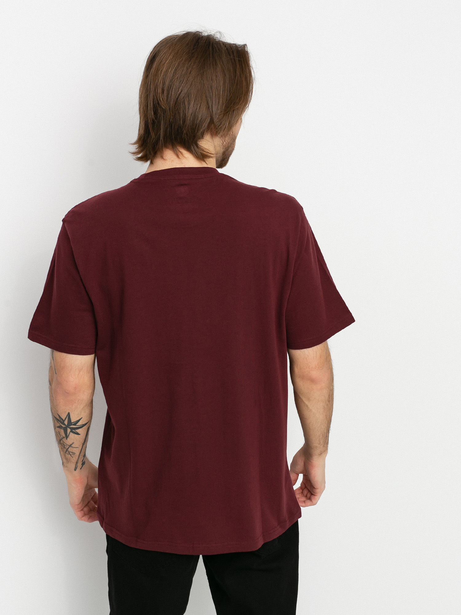 T-shirt Element Basic Pocket Label (vintage red)