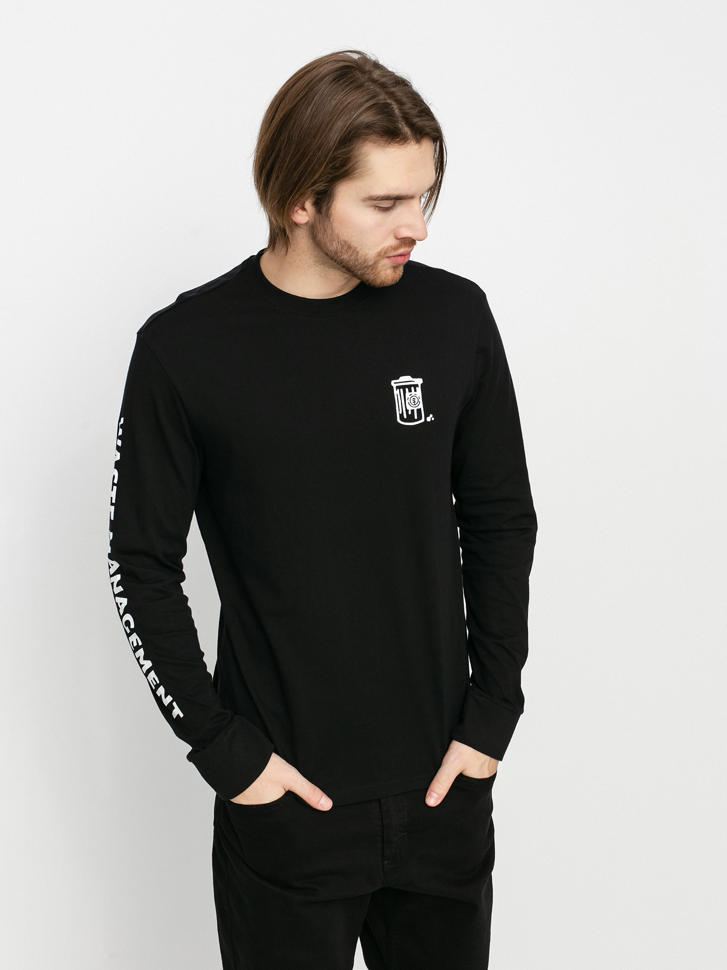Longsleeve Element Stenchys (flint black)